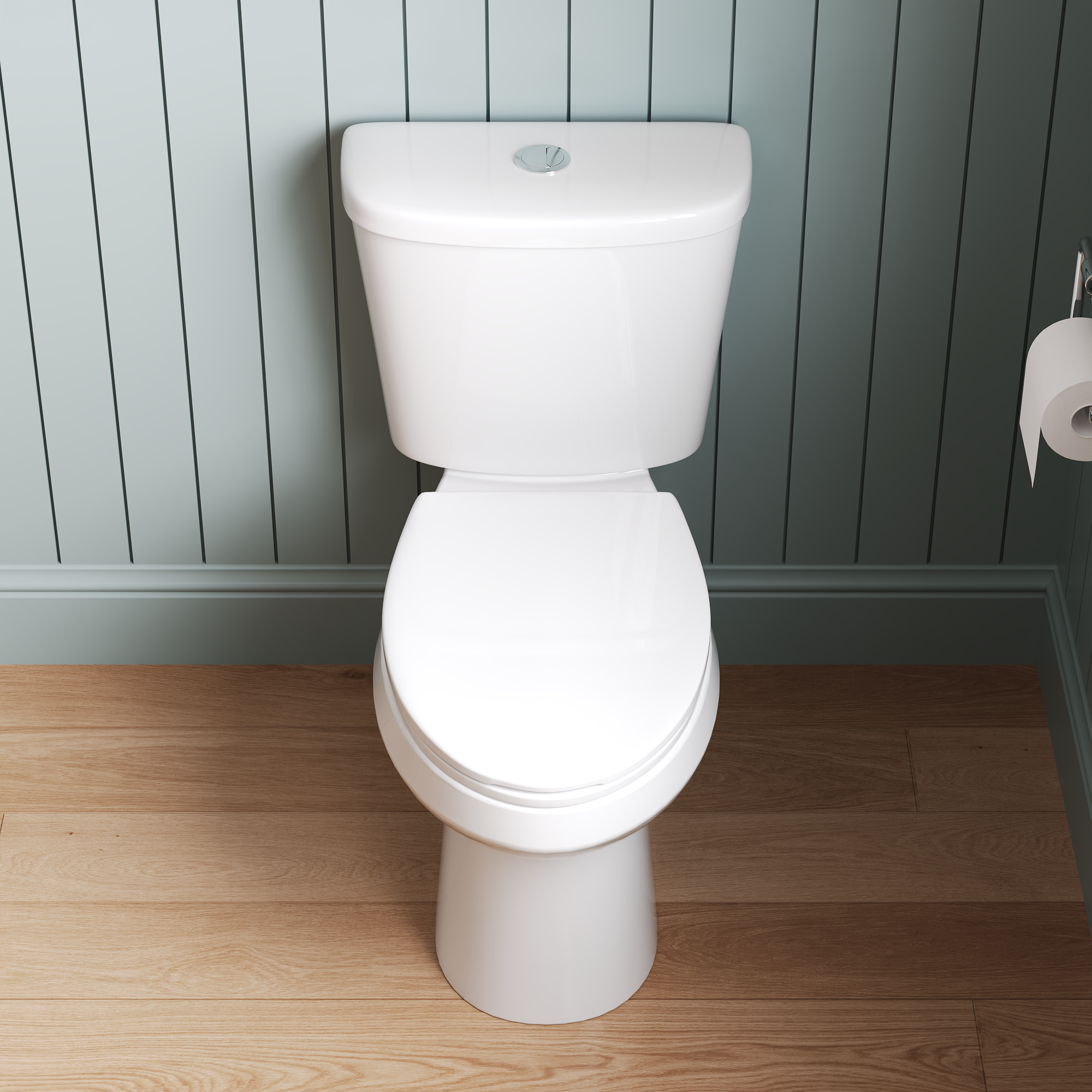 2-Piece 0.8/1.28 GPF Dual-Flush Elongated ADA Chair Height Toilet in White, MaP 1000g, Soft-Close Seat