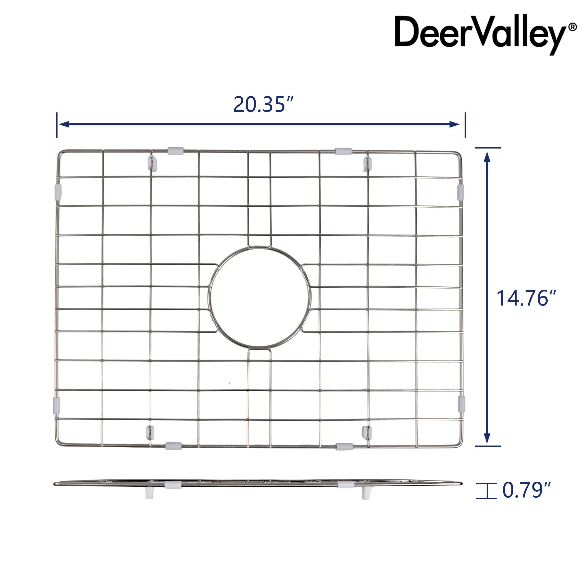 DeerValley DV-K515G15 20.28" x 14.76" Kitchen Sink Grid (Compatible with DV-1K515)