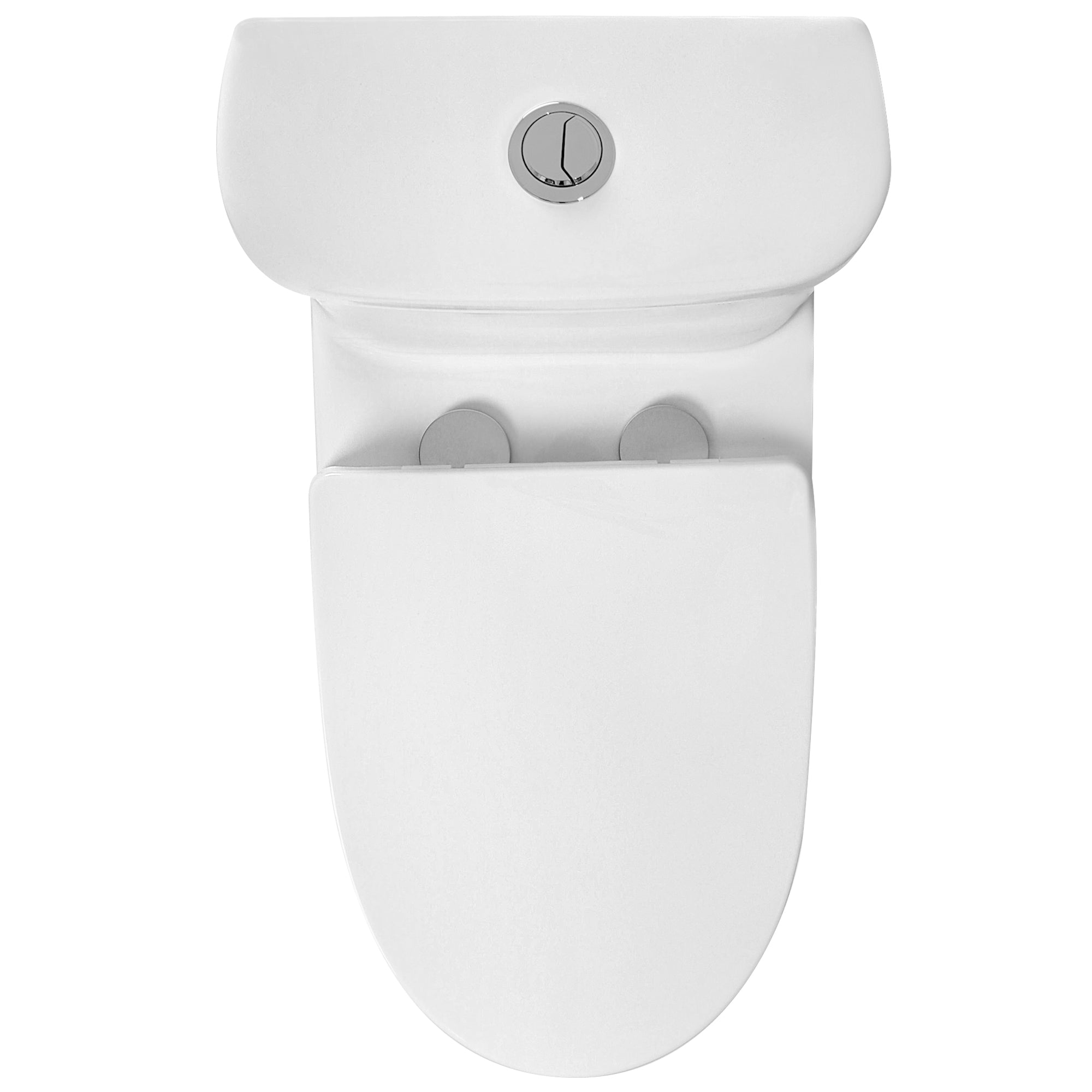 CONCORD One Piece Toilet, Dual Flush 1.1/1.6 GPF and MAP 600g, Standard White Toilet Bowl