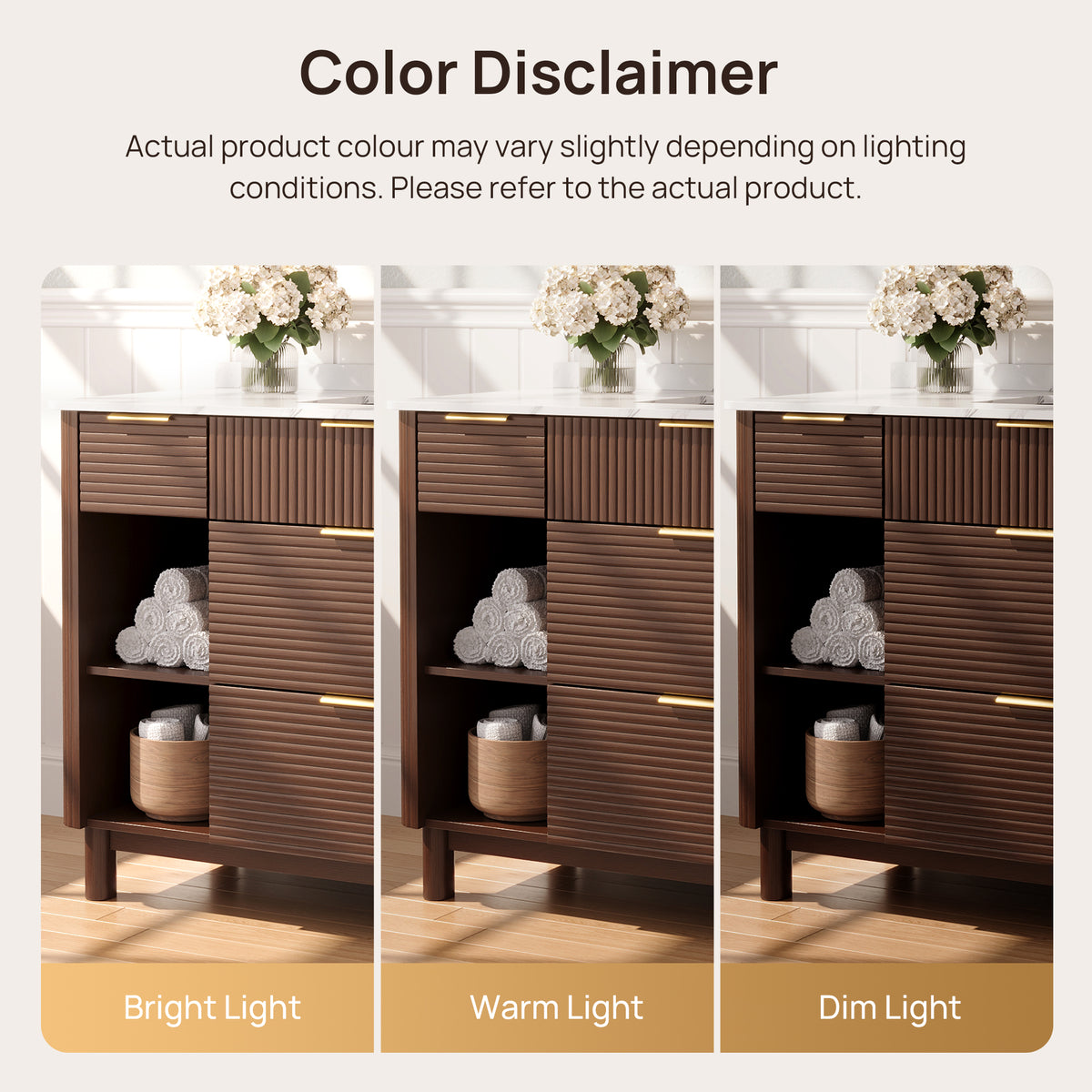 DeerValley DV-1BV0596OAK 48" Bathroom Vanity with Sink, Pre-Assembled & Soft-Close