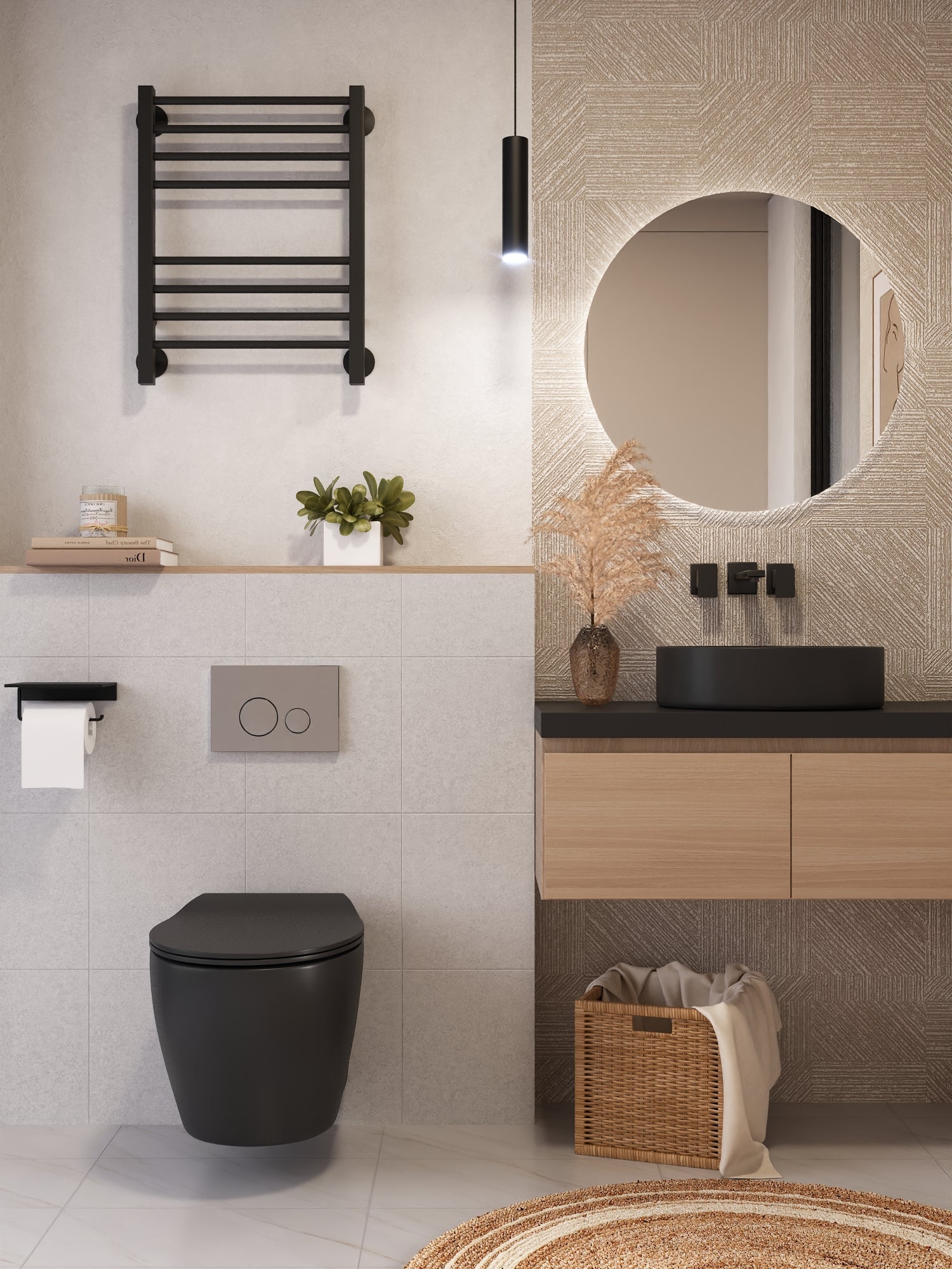 LIBERTY Wall-Hung Elongated Toilet, 1.1/1.6GPF Dual-Flush with Multiple Colors