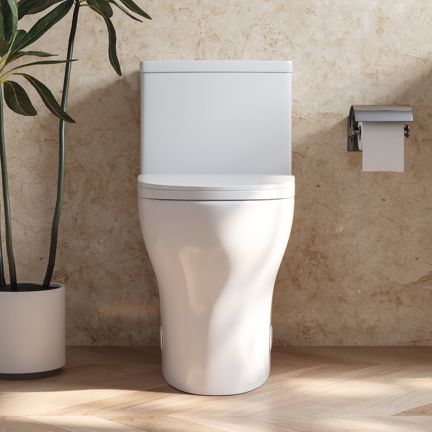 ALLY One-Piece Elongated Toilet, 12" Rough-in Dual-Flush