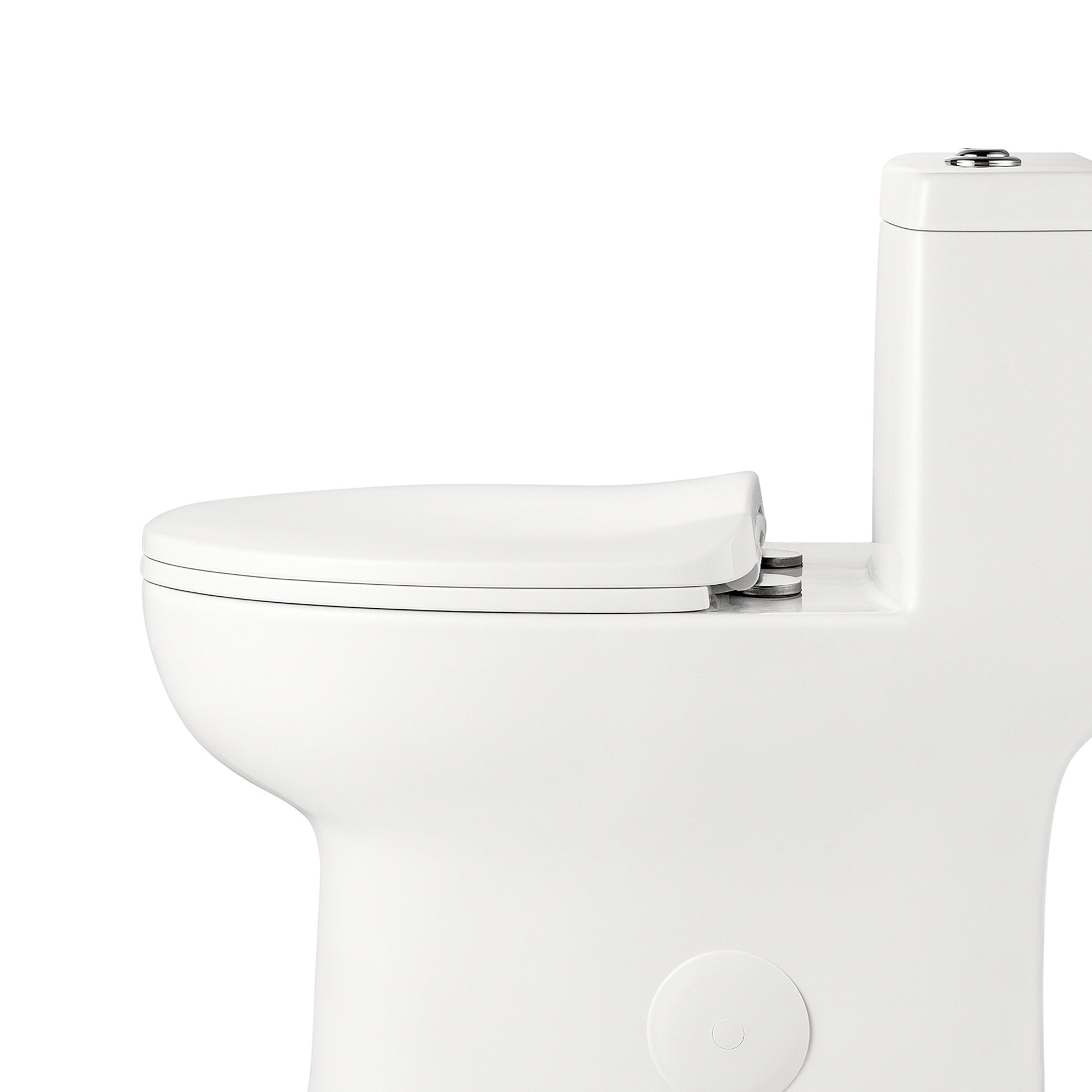 DeerValley Bath DeerValley DV-F026S11 Quick-Release Plastic Elongated polypropylene Seat (Fit with DV-1F026) Toilet Seats