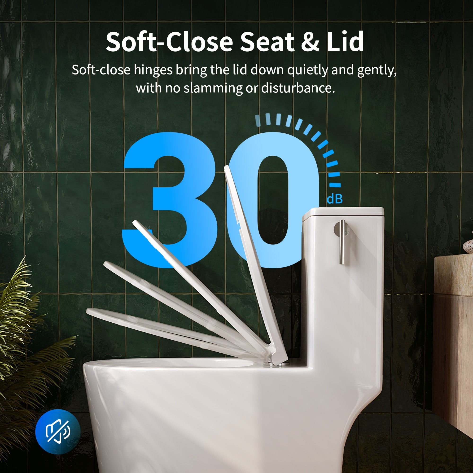 DeerValley DV-1F0470 One-Piece Toilet, Self-Cleaning Glaze & Dual Flush System
