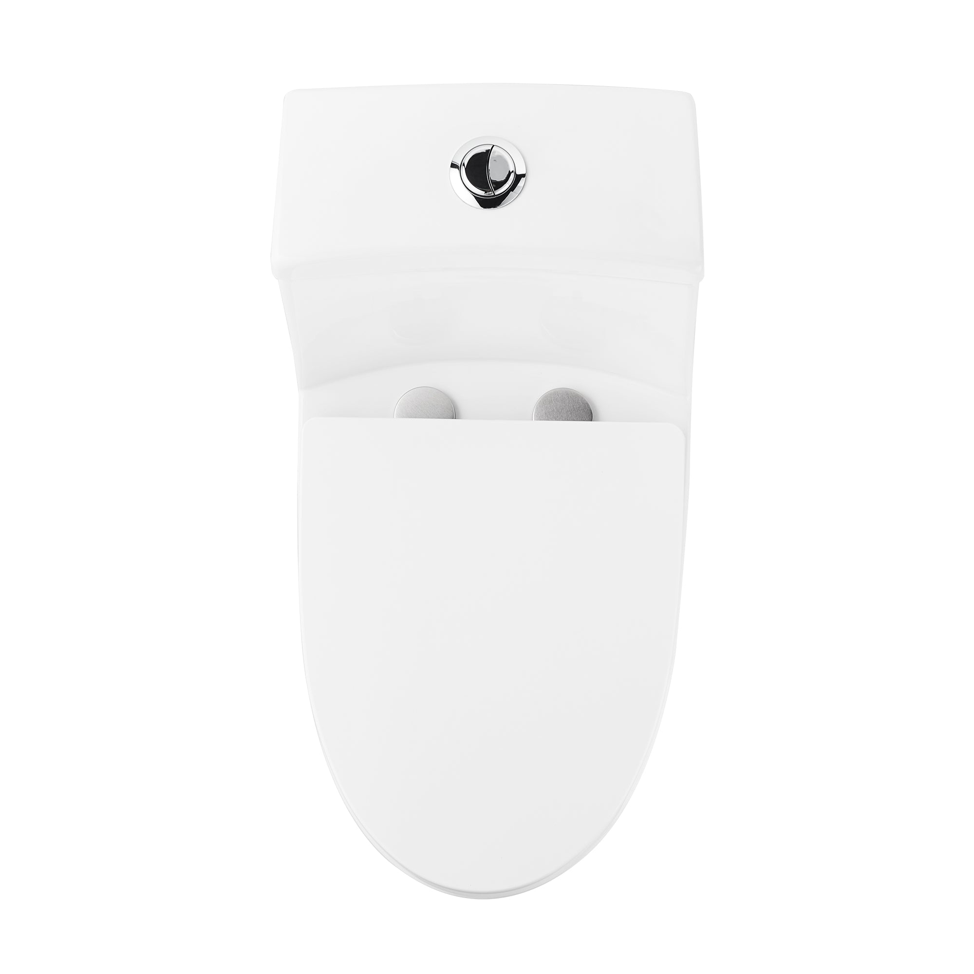 PRISM One-Piece Elongated Toilet, Dual-Flush Glazed Surface with Multiple Colors
