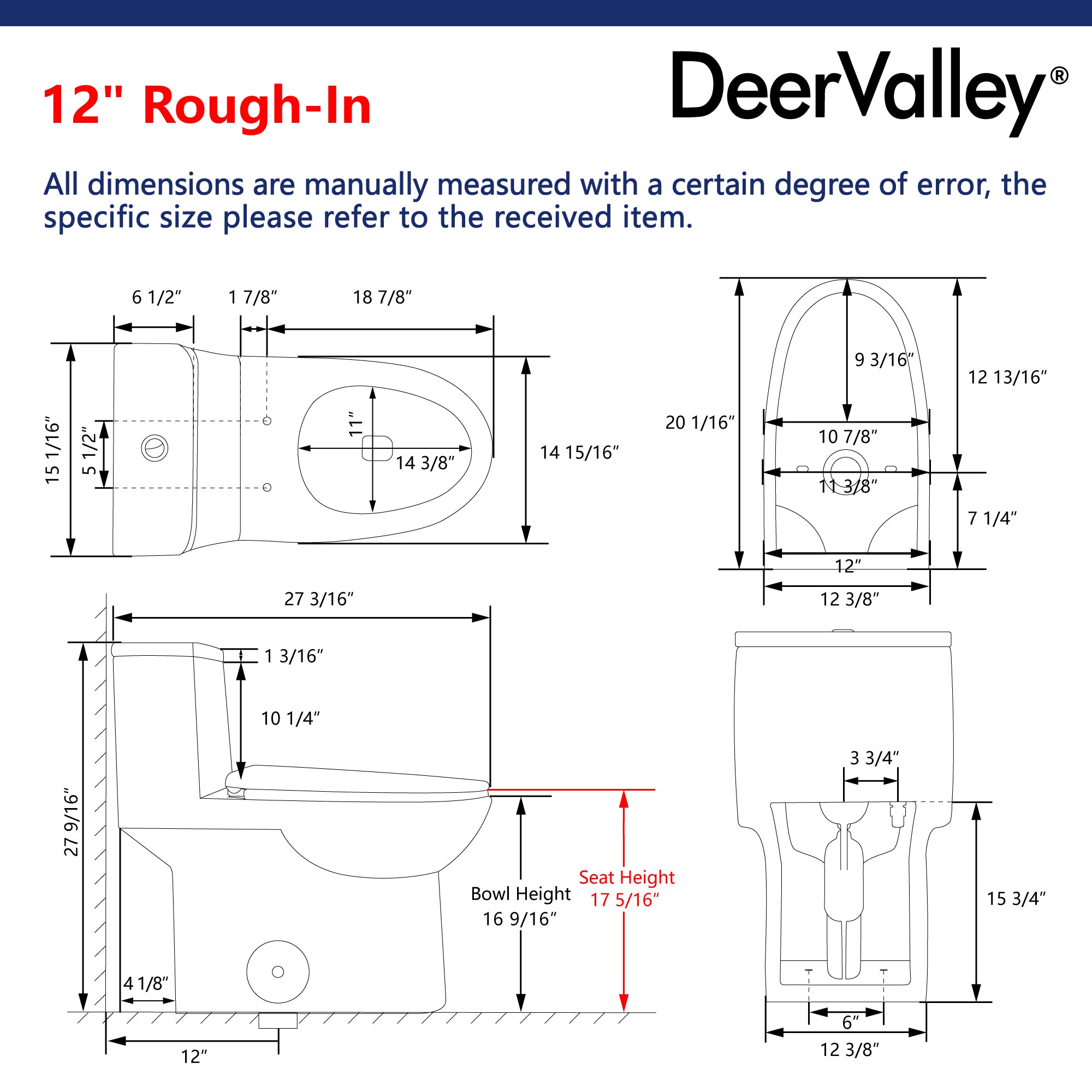 URSA One-Piece Elongated Toilet, Dual-Flush Full-Size with Multiple Colors