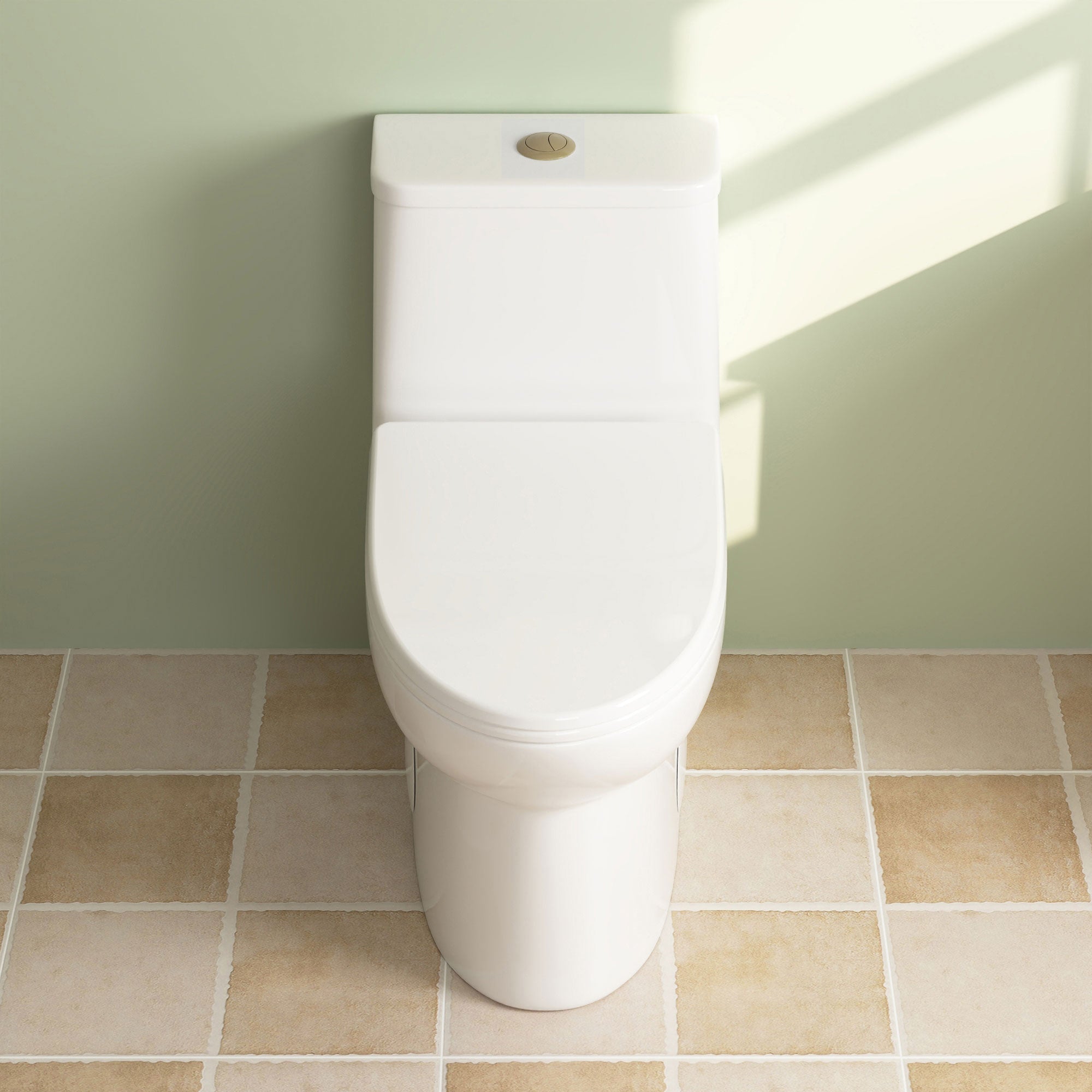 URSA One-Piece Elongated Toilet, Dual-Flush Full-Size with Multiple Colors
