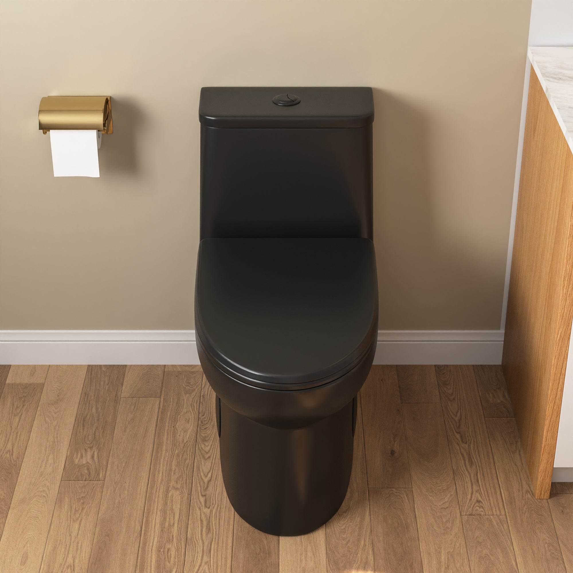 URSA One-Piece Elongated Toilet, Dual-Flush Full-Size with Multiple Colors