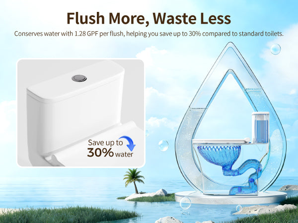 One-piece Toilets Function