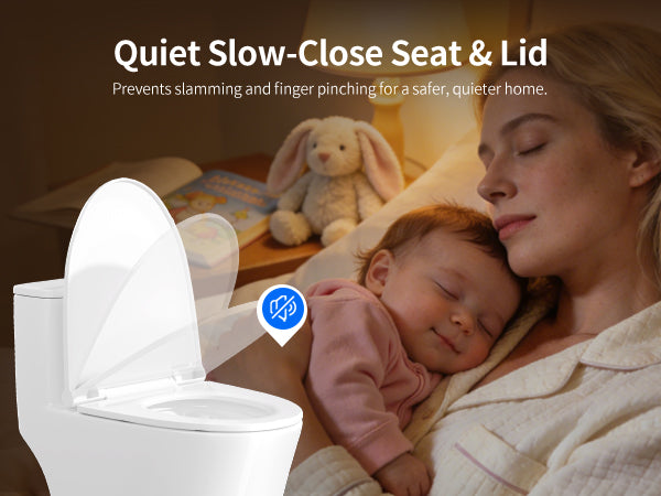 One-piece Toilets Safety