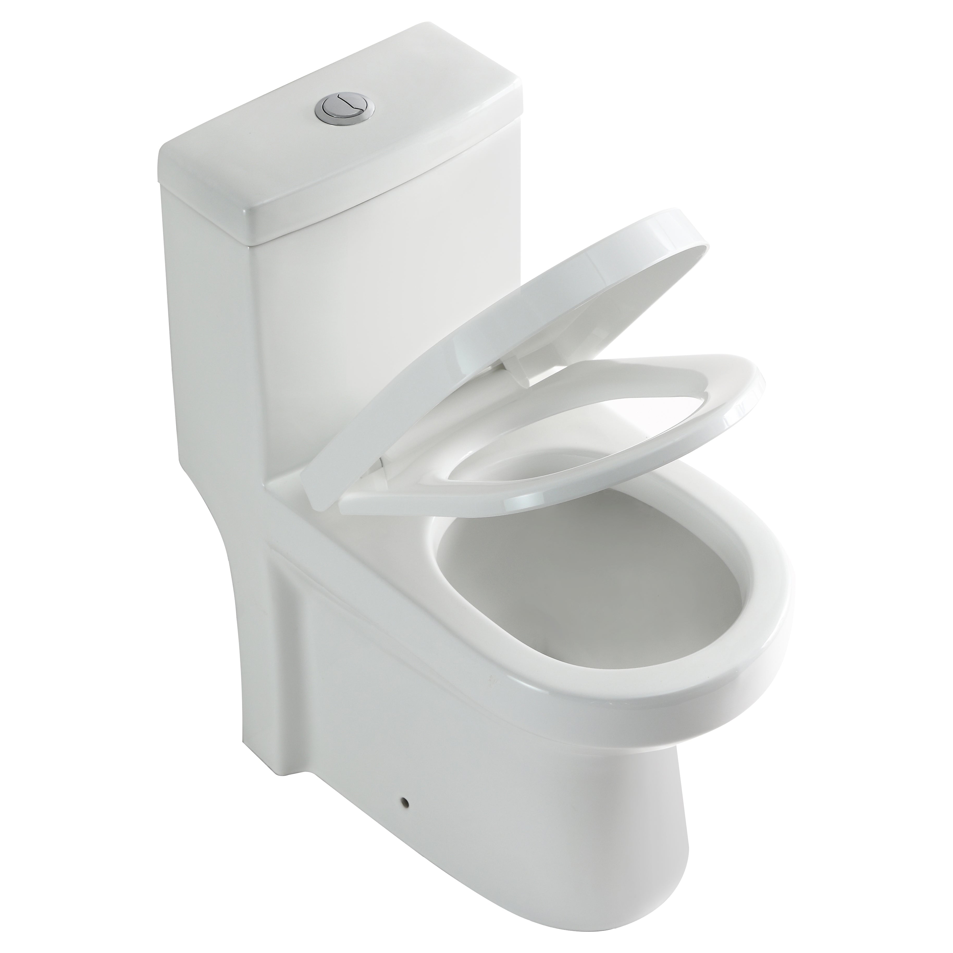LIBERTY One-Piece Round Toilet, 1.1/1.6GPF Dual-Flush with Multiple Colors