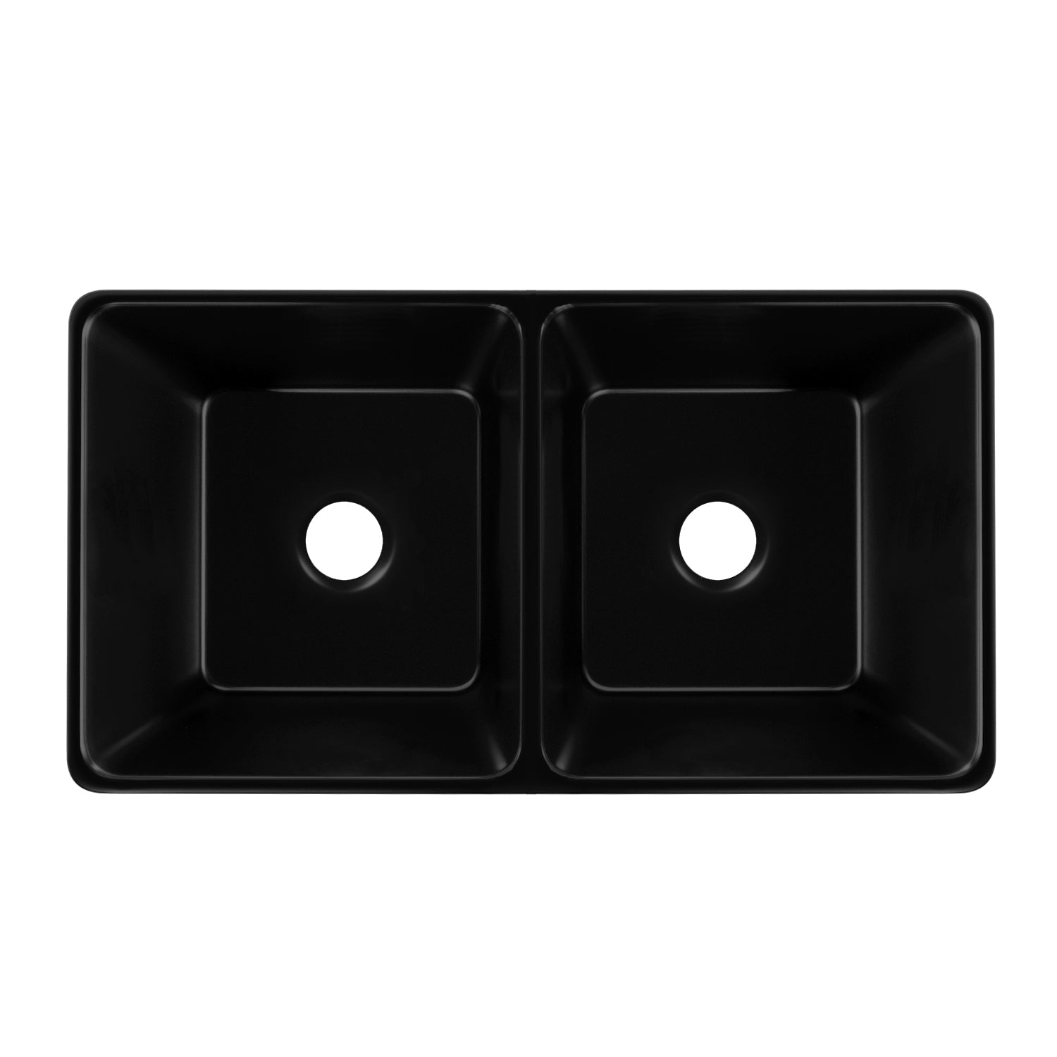 ECLIPSE 33" L X 18" W Rectangular Farmhouse Kitchen Sink, Hollow Cast With Multiple Colors