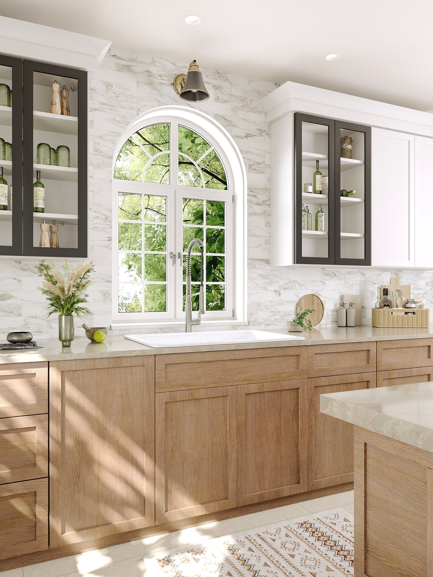 33" L X 19" W Rectangular Workstation Undermount Kitchen Sink, Shatter-Resistant