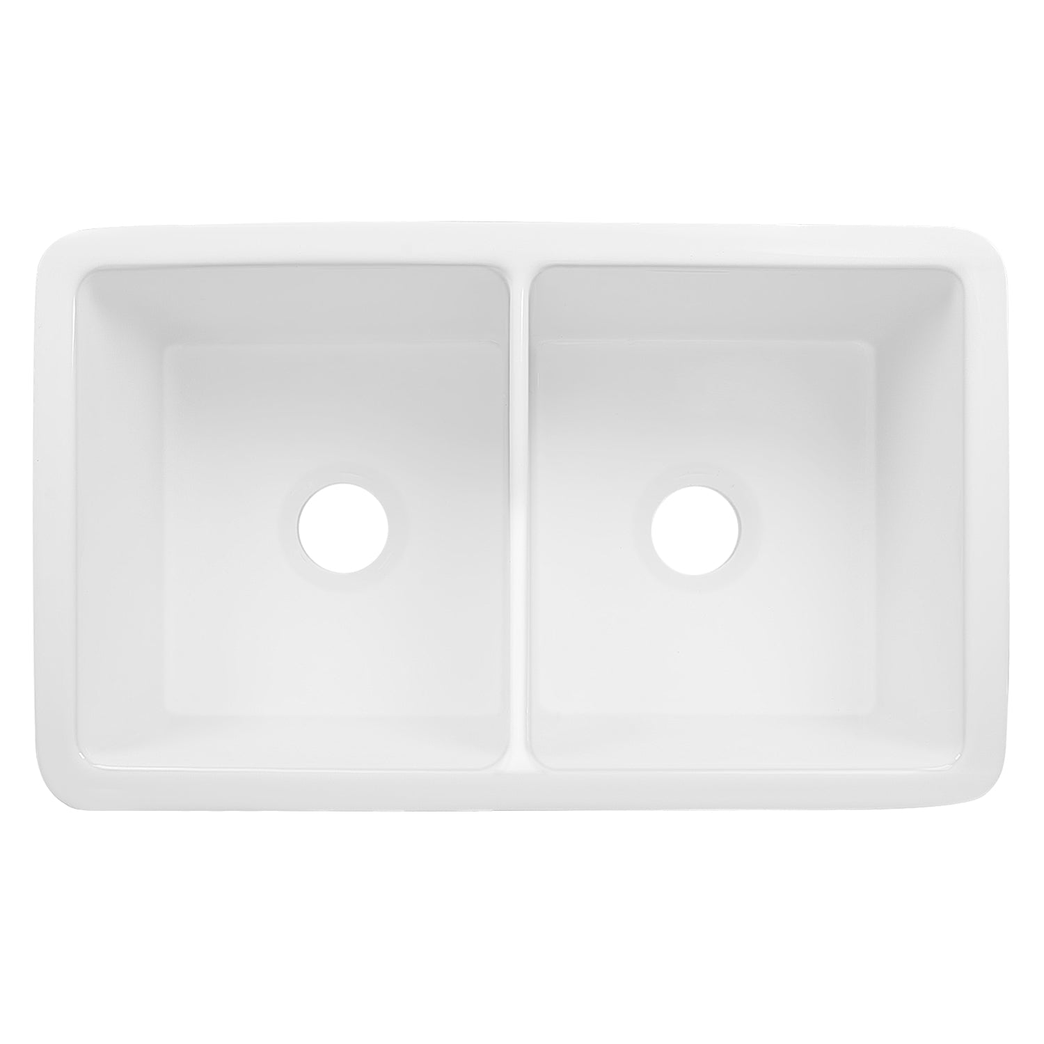 GLEN 31.89" L x 19.09" Rectangle Undermount Kitchen Sink, Large Capacity With Multiple Types