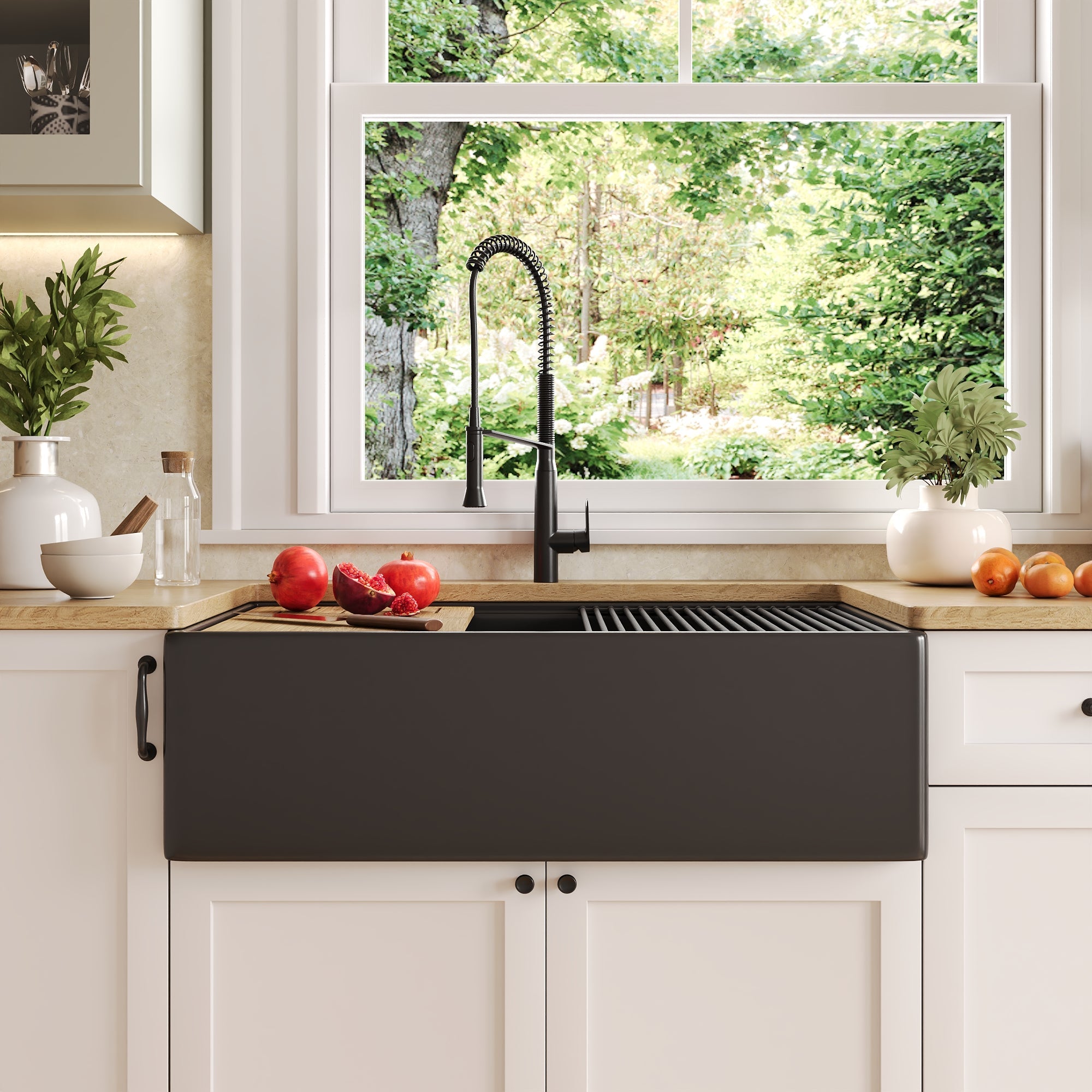 33"x20" Rectangular Workstation Kitchen Sink, Single Bowl With Multiple Colors