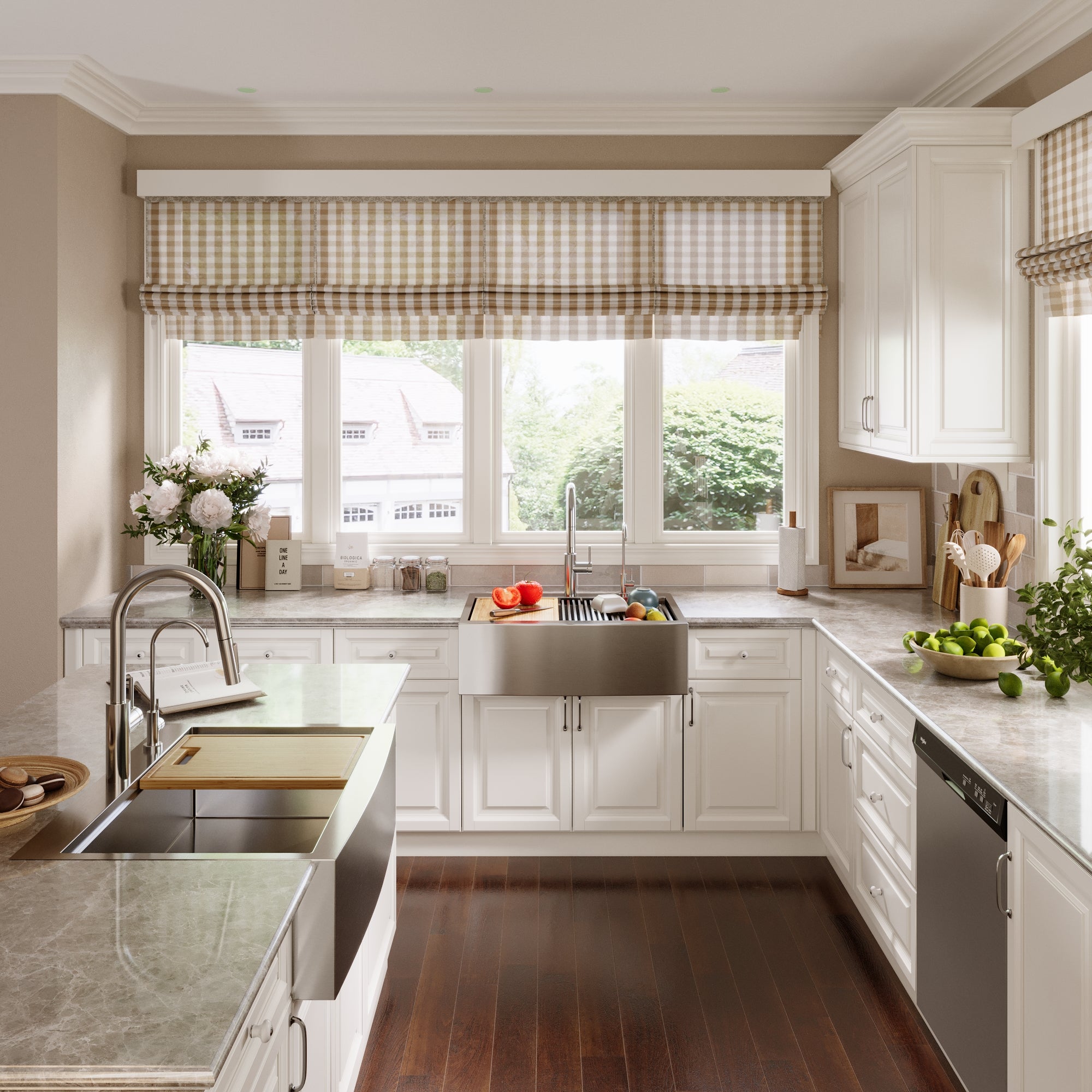 30" Rectangular Workstation Farmhouse Kitchen Sink, Stainless Steel Single Bowl With Multiple Sizes