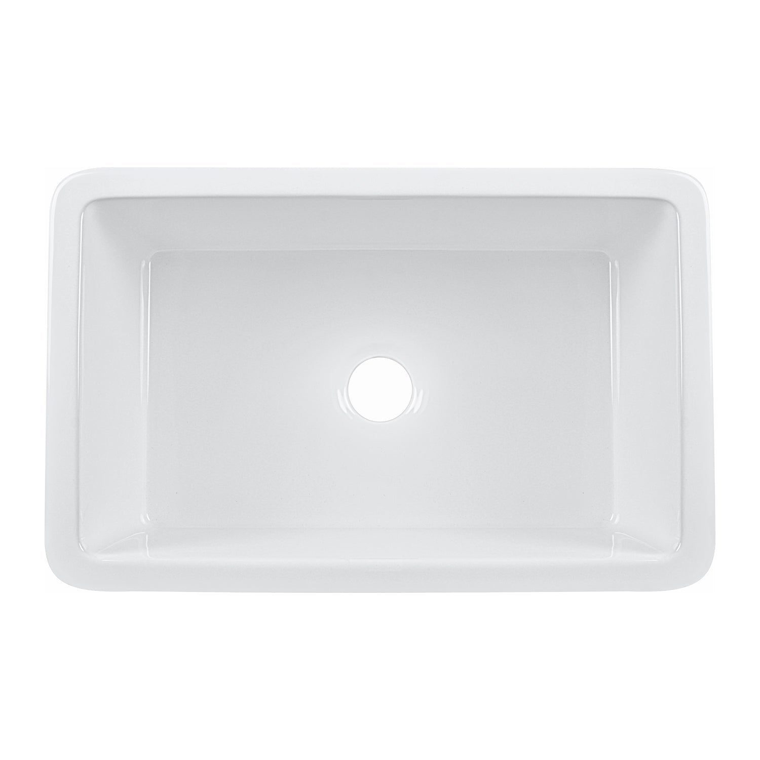 GLEN 31.89" L x 19.09" Rectangle Undermount Kitchen Sink, Large Capacity With Multiple Types