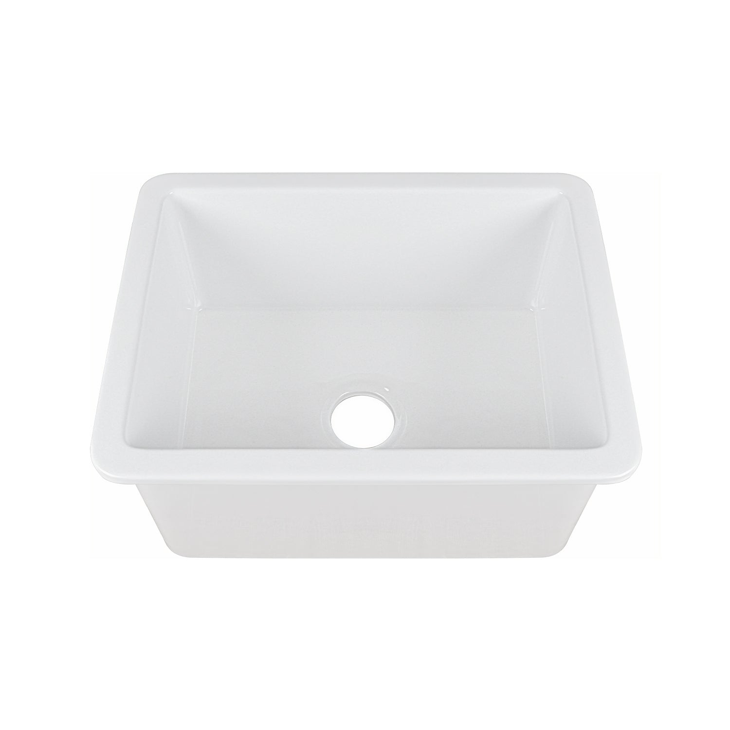 DeerValley Bath DeerValley DV-1K515 Glen Rectangle Fireclay 24.02" L x 18.70" W Farmhouse Kitchen Sink