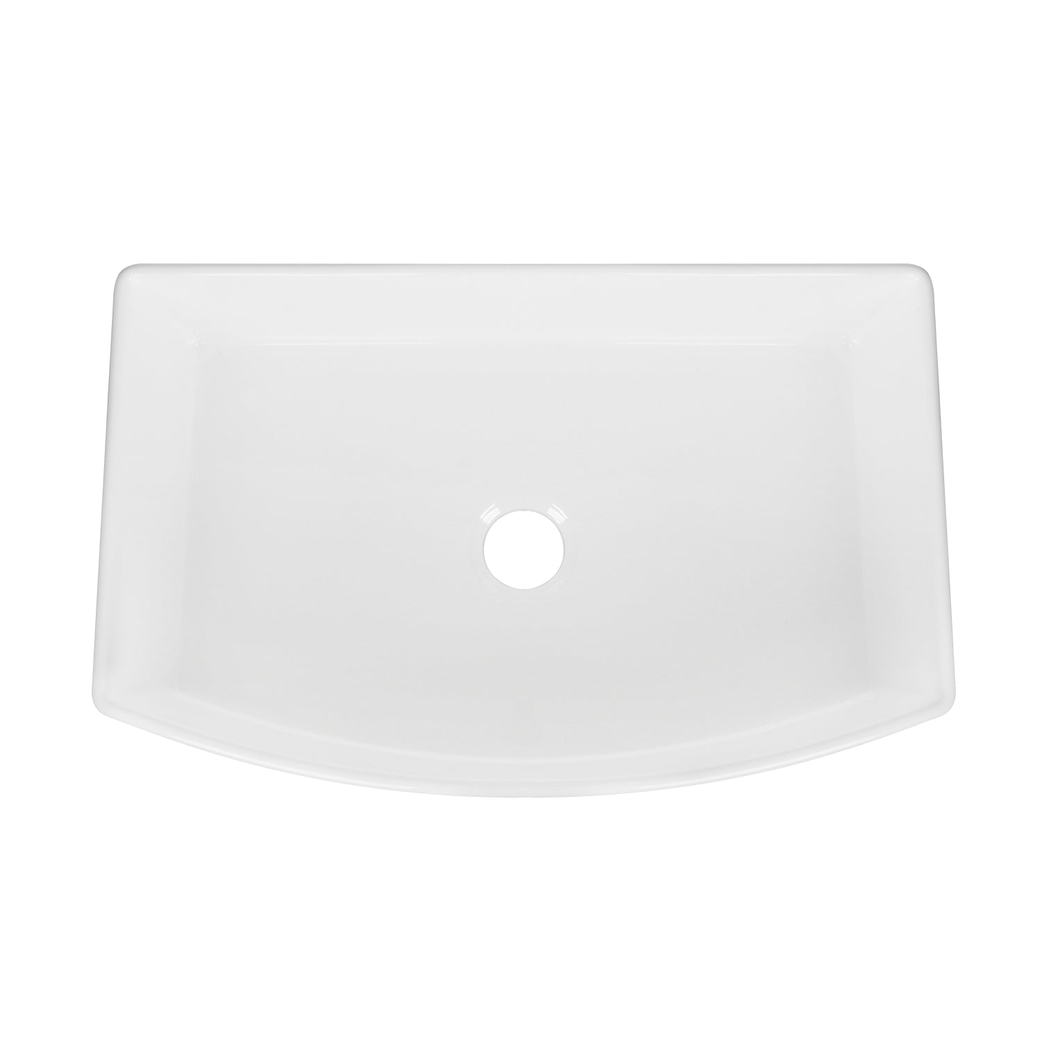 GROVE 33" L x 21" W Farmhouse Kitchen Sink, Corrosion-Resistant With Multiple Sizes