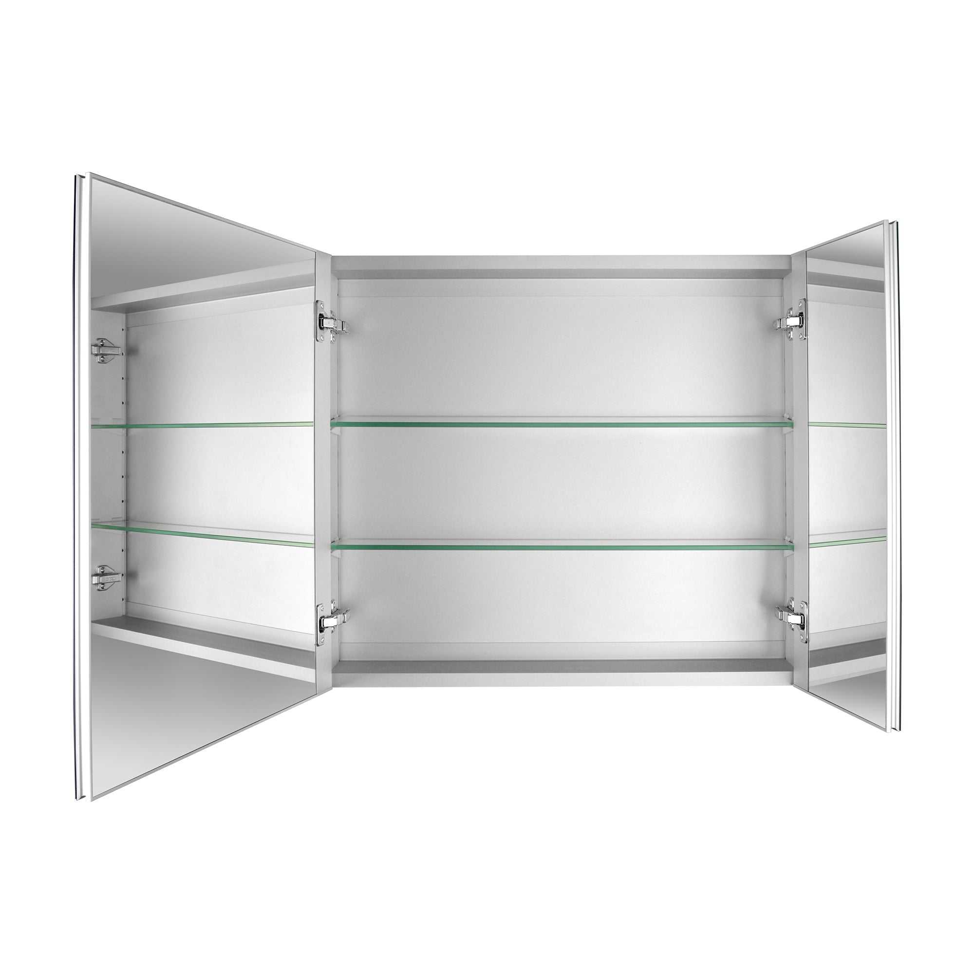 Rectangular Bathroom Medicine Cabinet, Frameless With Mirror With Multiple Types