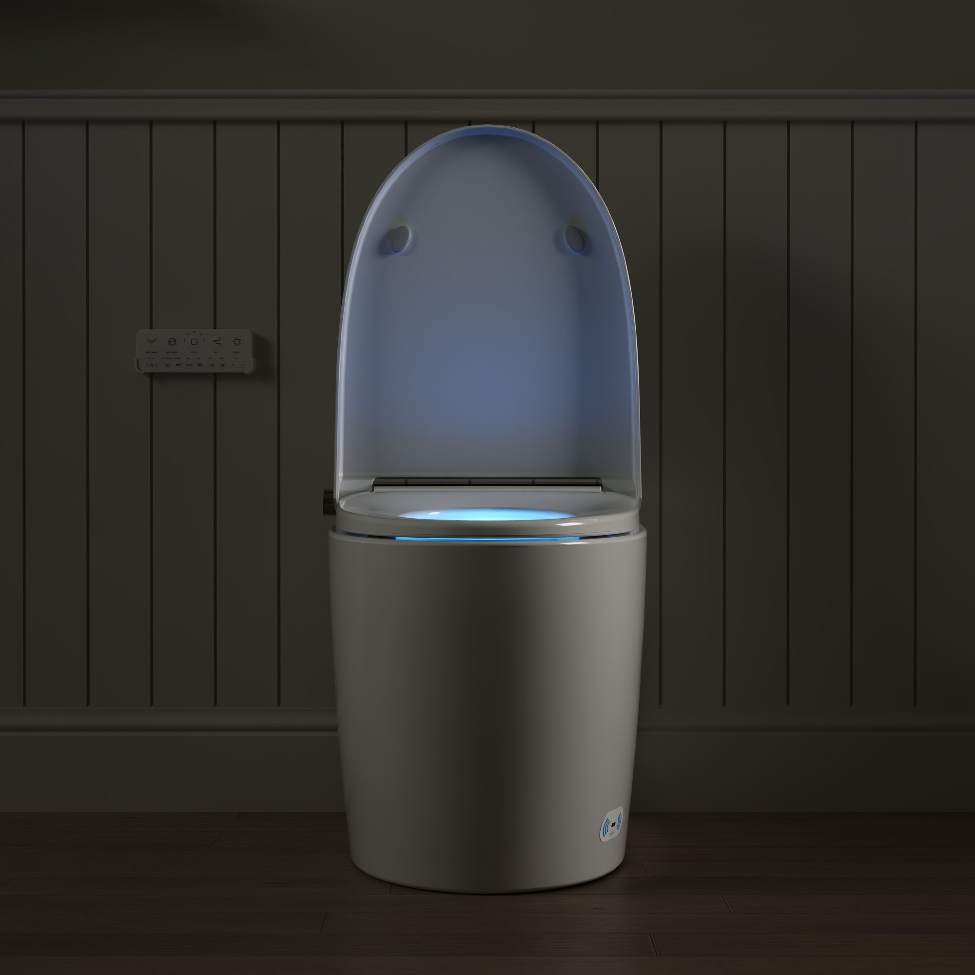 DeerValley DV-1S0159/0159-V1/0159-V3 Tankless Smart Toilet,Auto Flush, Heated Seat, Tankless One-Piece Toilets for Bathrooms