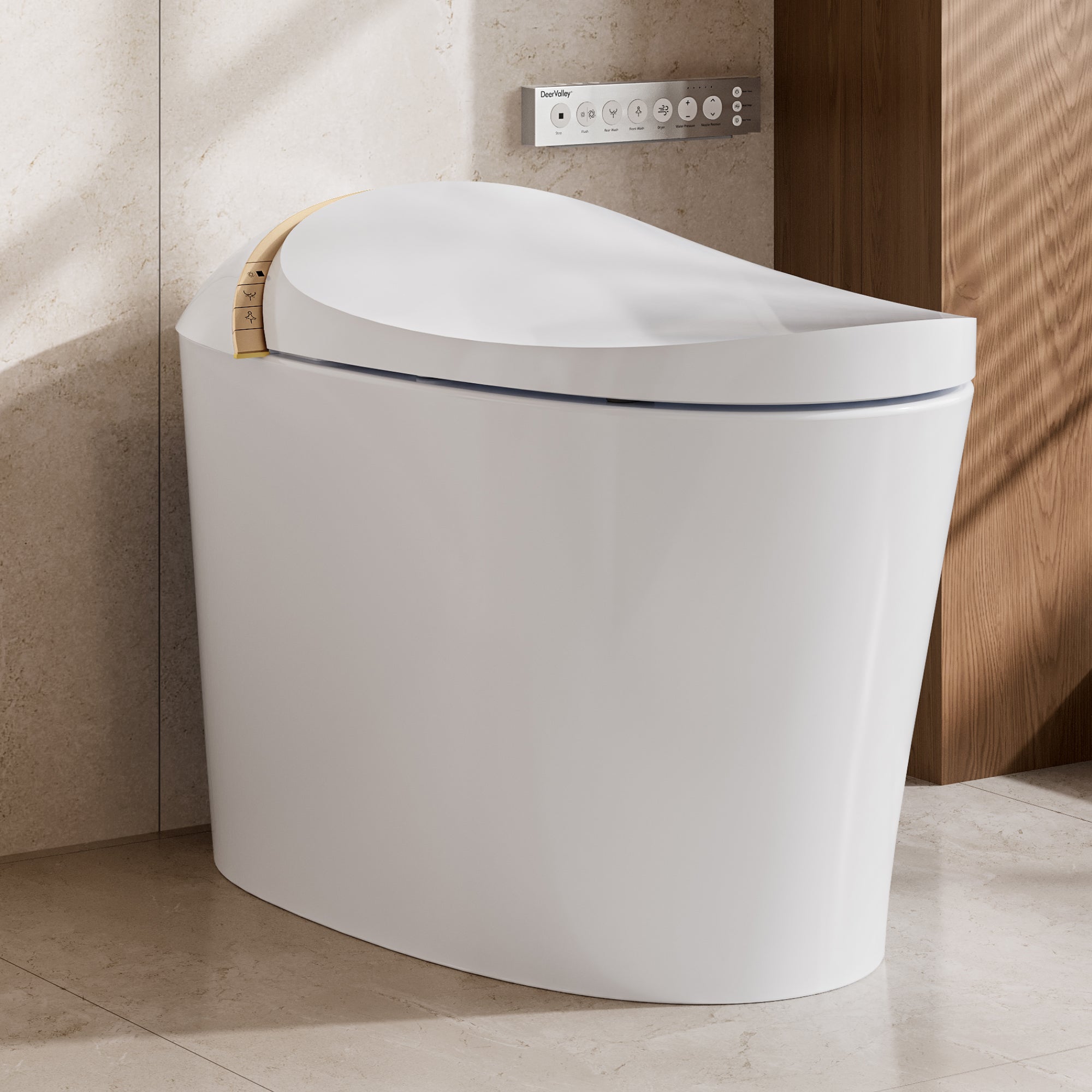 DeerValley DV-1S0160-V3 Smart Toilet with Balanced Comfort & Design, Upgraded Features
