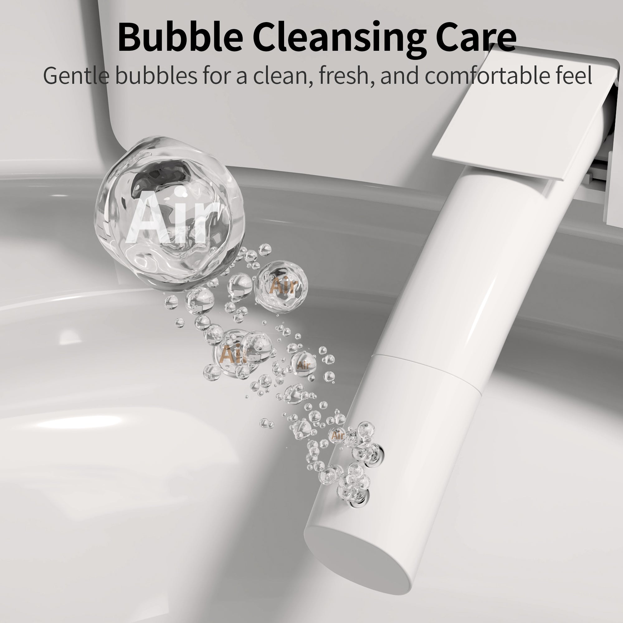 Smart Toilet Bubble Cleansing
