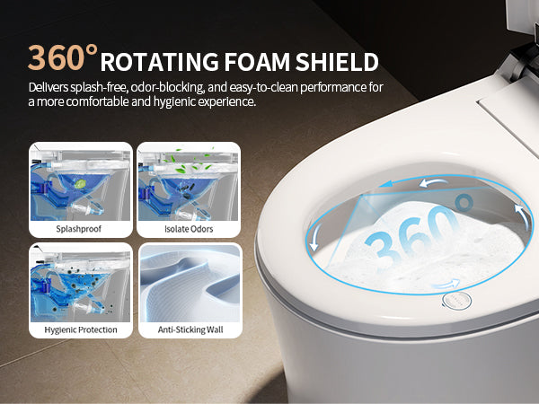 Smart Toilet Foam Shlied