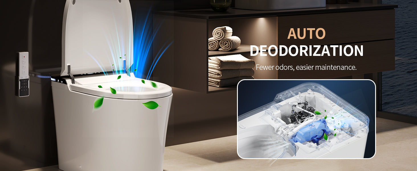 Smart Toilet Auto Deodorization