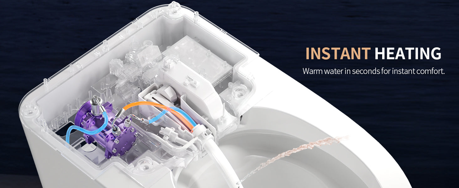 Smart Toilet Instant Warm Water