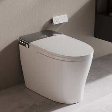 DeerValley DV-1S0371 Smart Toilet with ADA Height, Child-Friendly Wash Mode, Foam Shield, 1000 MAP Powerful Flush, Warm Water Cleansing, No Water Pressure Limit — One-Piece Design for Modern Bathrooms