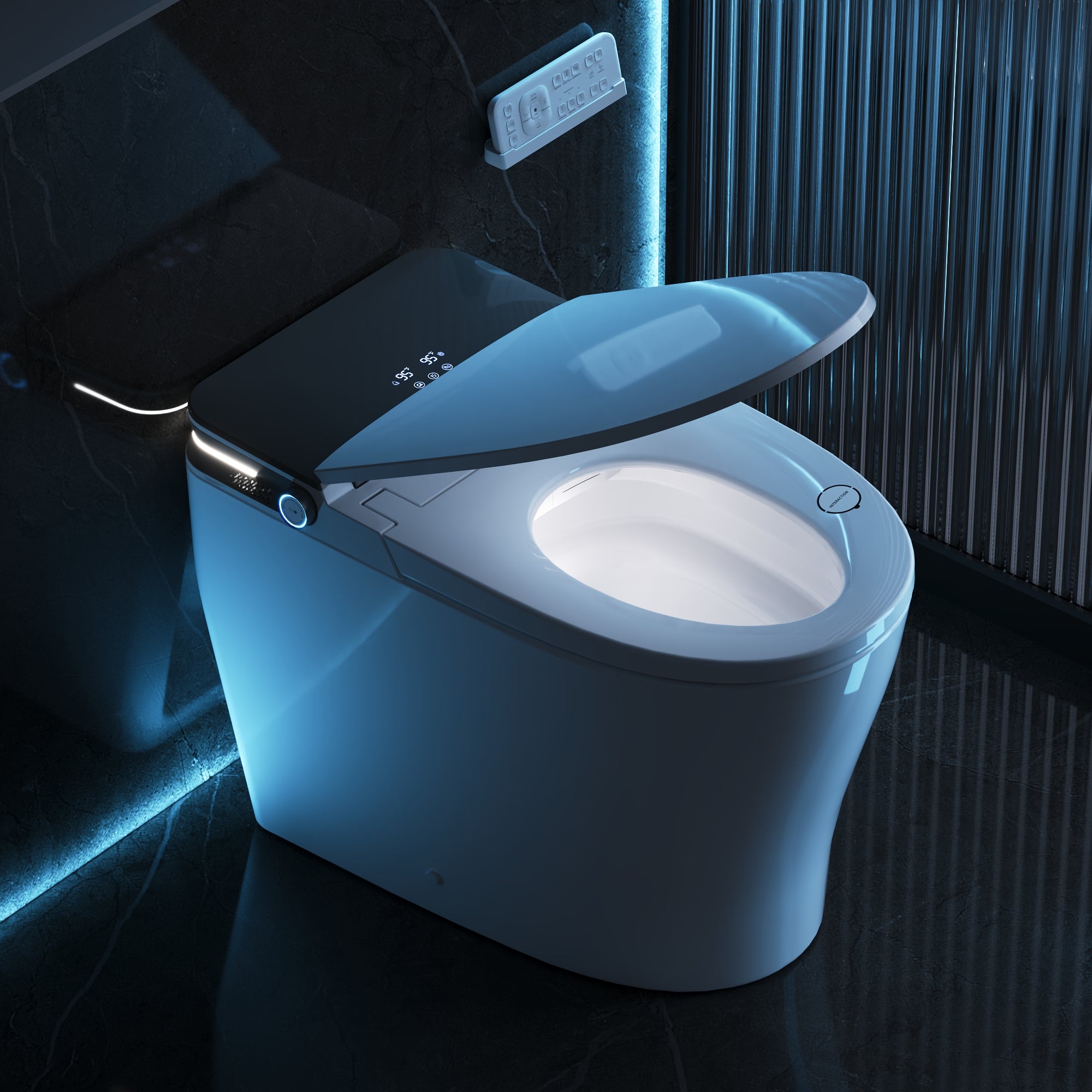 Pre-sale DeerValley DV-1S0371-V3 Premium Smart Toilet with Foot Sensor Lid, UV Sterilization, Child Mode, ADA Height, Foam Shield, and 1000 MAP Flush - Programmable Water Spray & Warm Air Dryer for Elevated Comfort