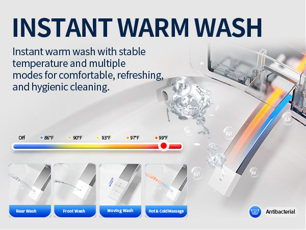 Smart Toilet Instant Warm Wash