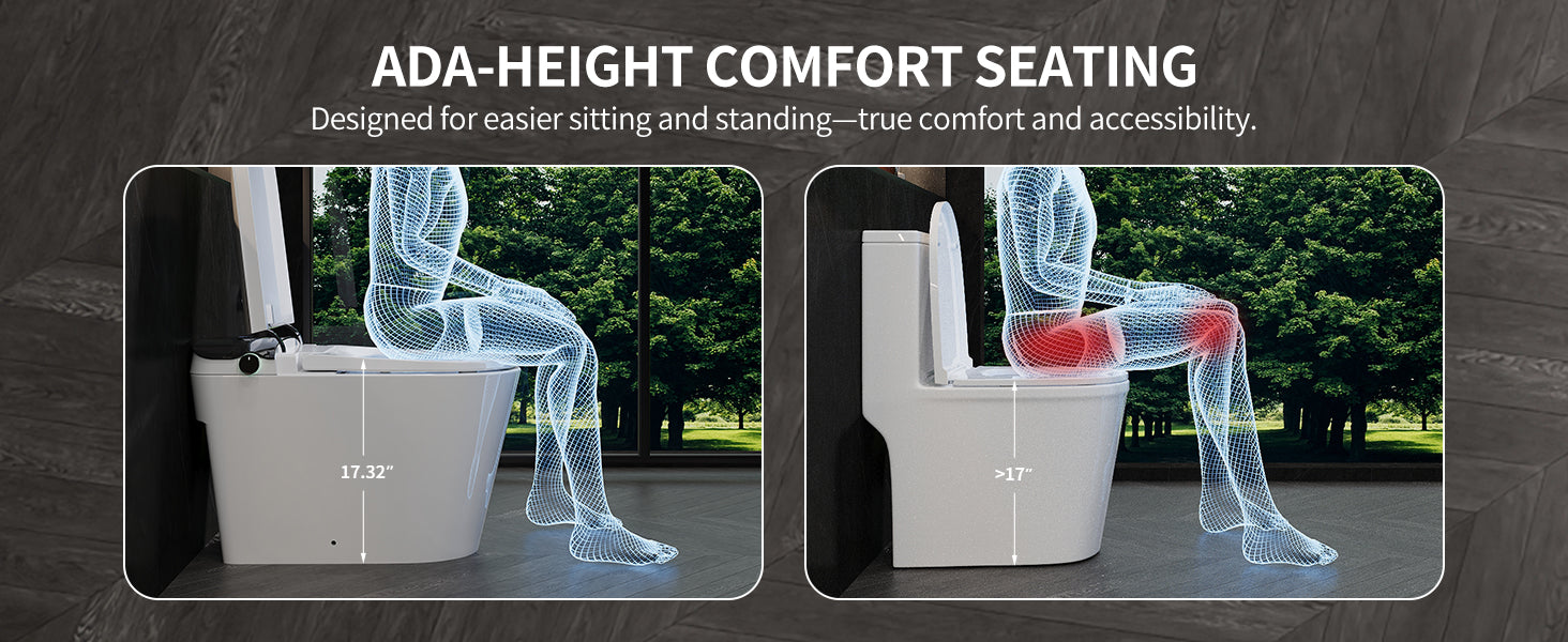 Smart Toilet ADA Height