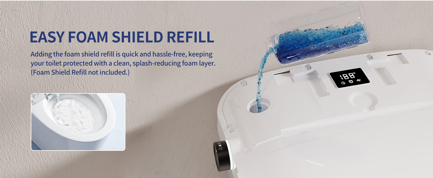 Smart Toilet Foam Shlied