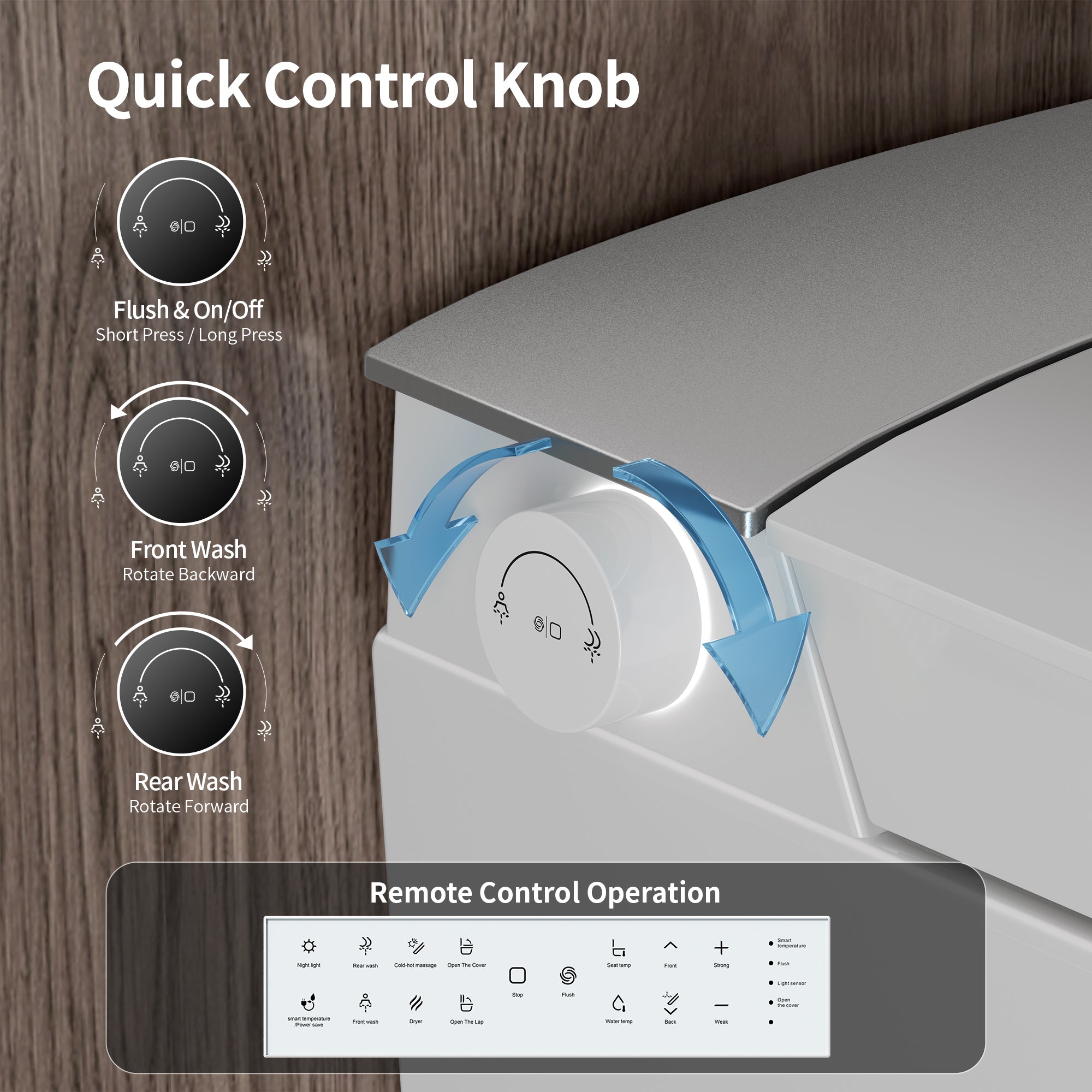 DeerValley DV-1S0455 Wall Hung Smart Toilet – Auto Open/Close, Foam Shield & Foot Sensor