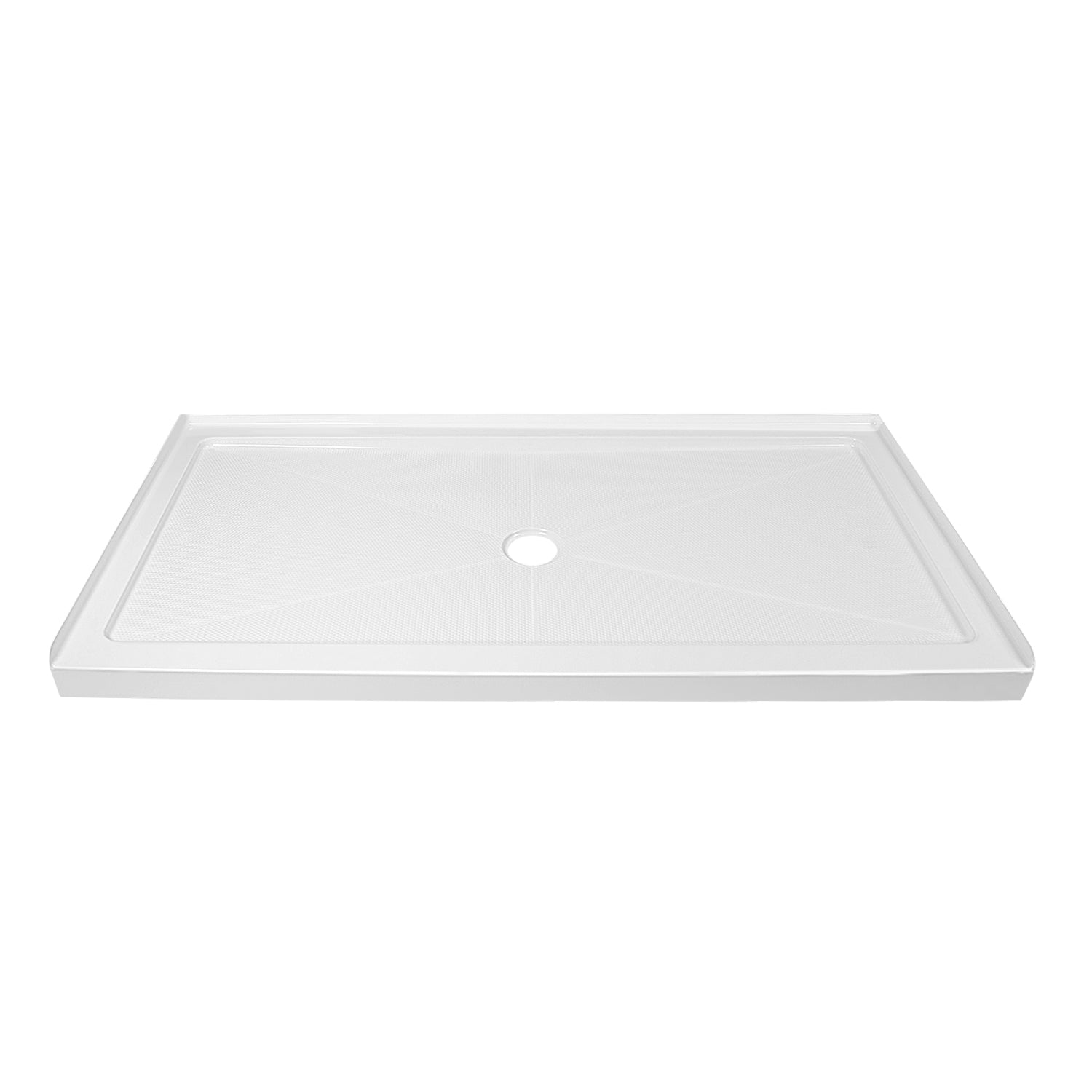60"L Rectangle Shower Base, Non-slip Design With Multiple Sizes