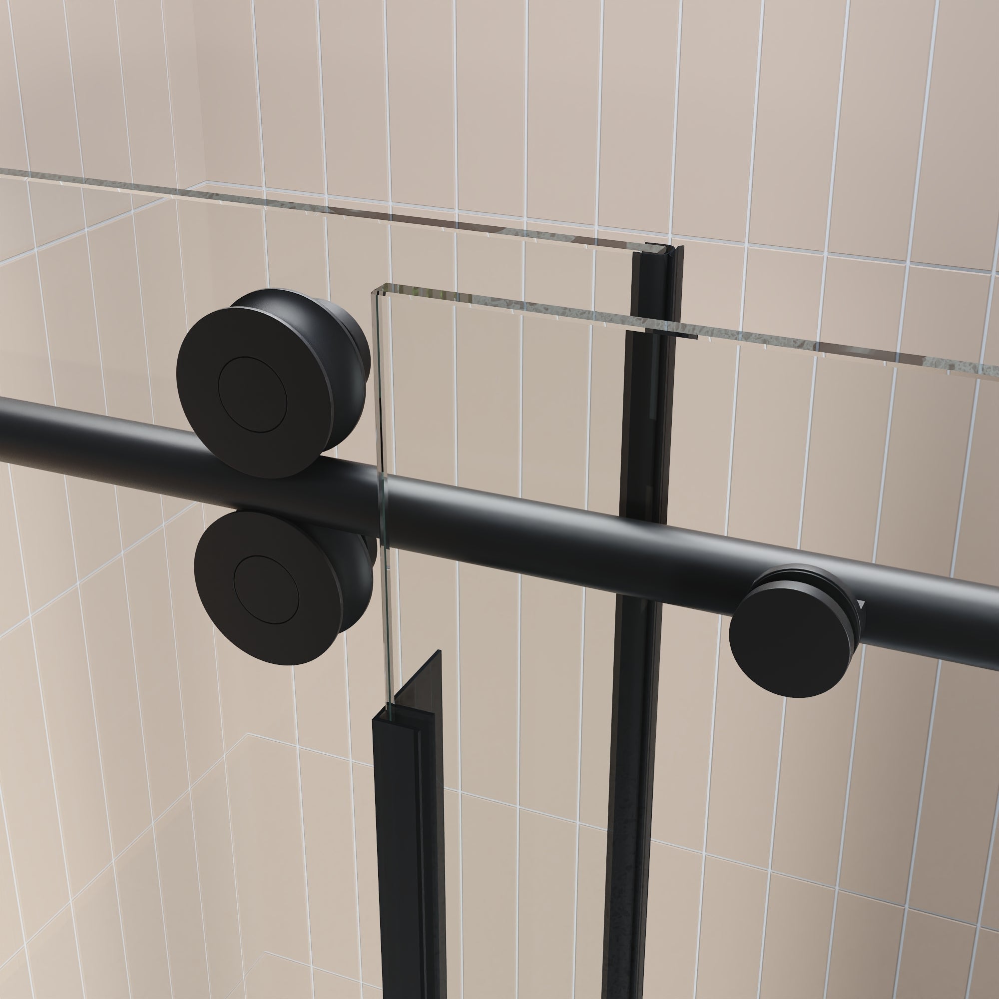 CONCORD 60"x 76" Shower Enclosure Single Sliding Frameless