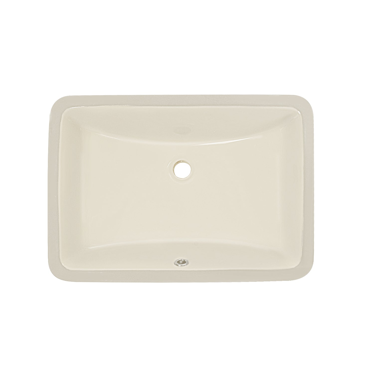 DeerValley Bath ALLY 21" X 15" Rectangular Undermount Bathroom Sink, Overflow Hole With Multiple Colors Undermount Bathroom Sinks