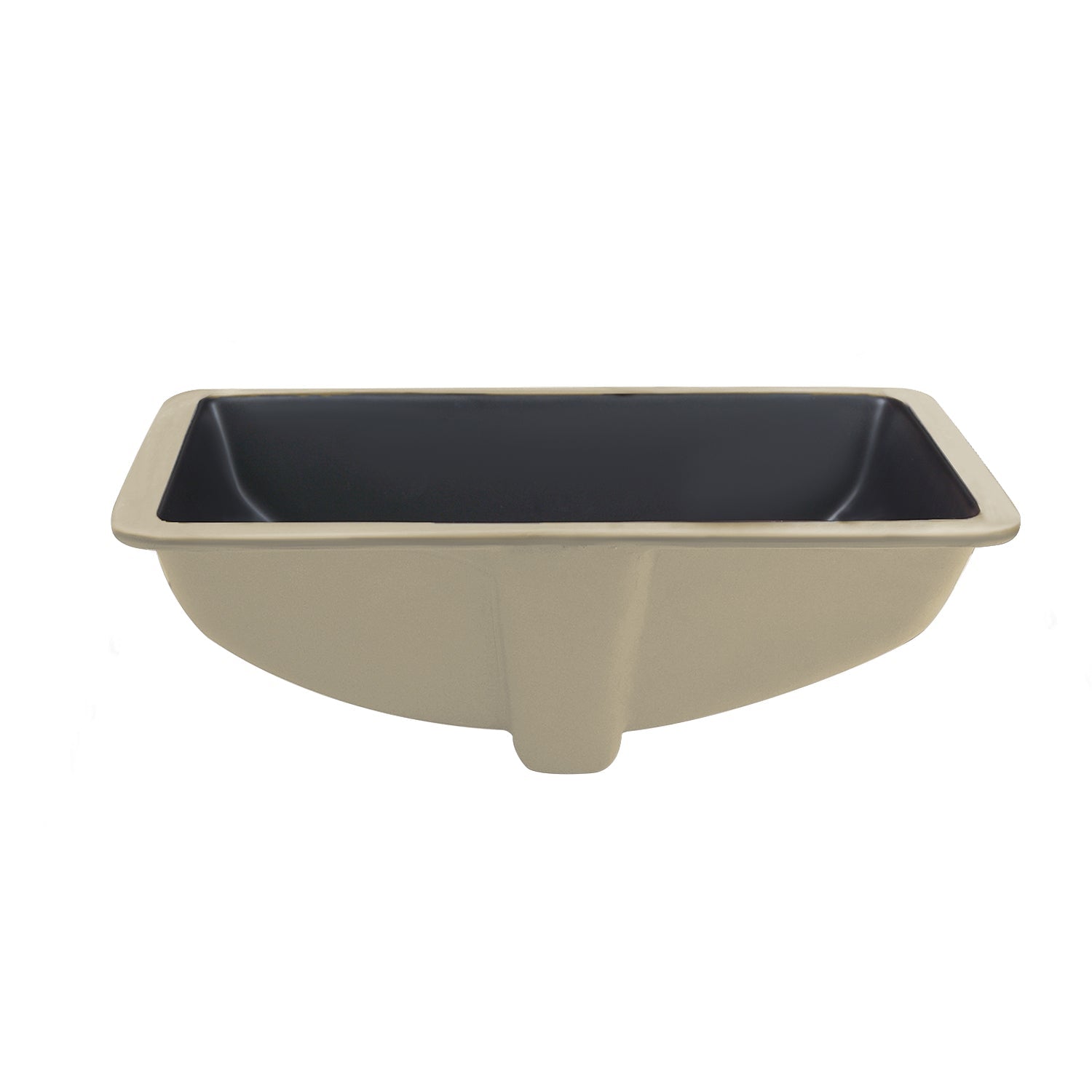 ALLY 21" X 15" Rectangular Undermount Bathroom Sink, Overflow Hole With Multiple Colors