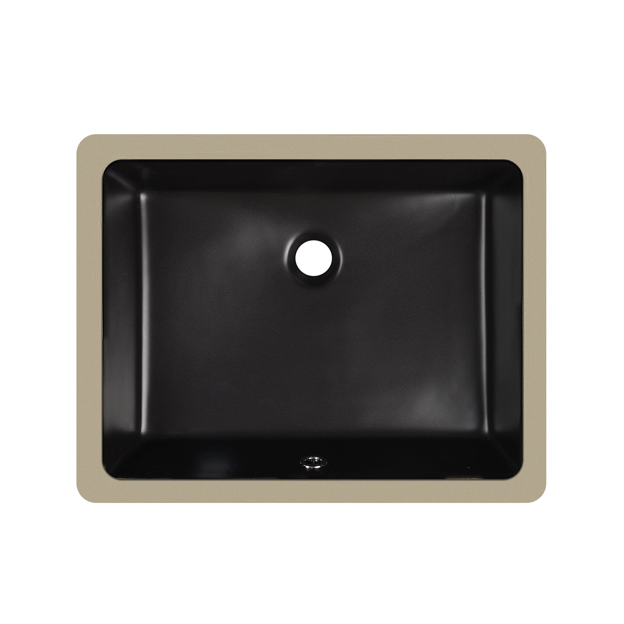 URSA 21" X 15" Rectangular Undermount Bathroom Sink, Overflow Hole With Multiple Colors