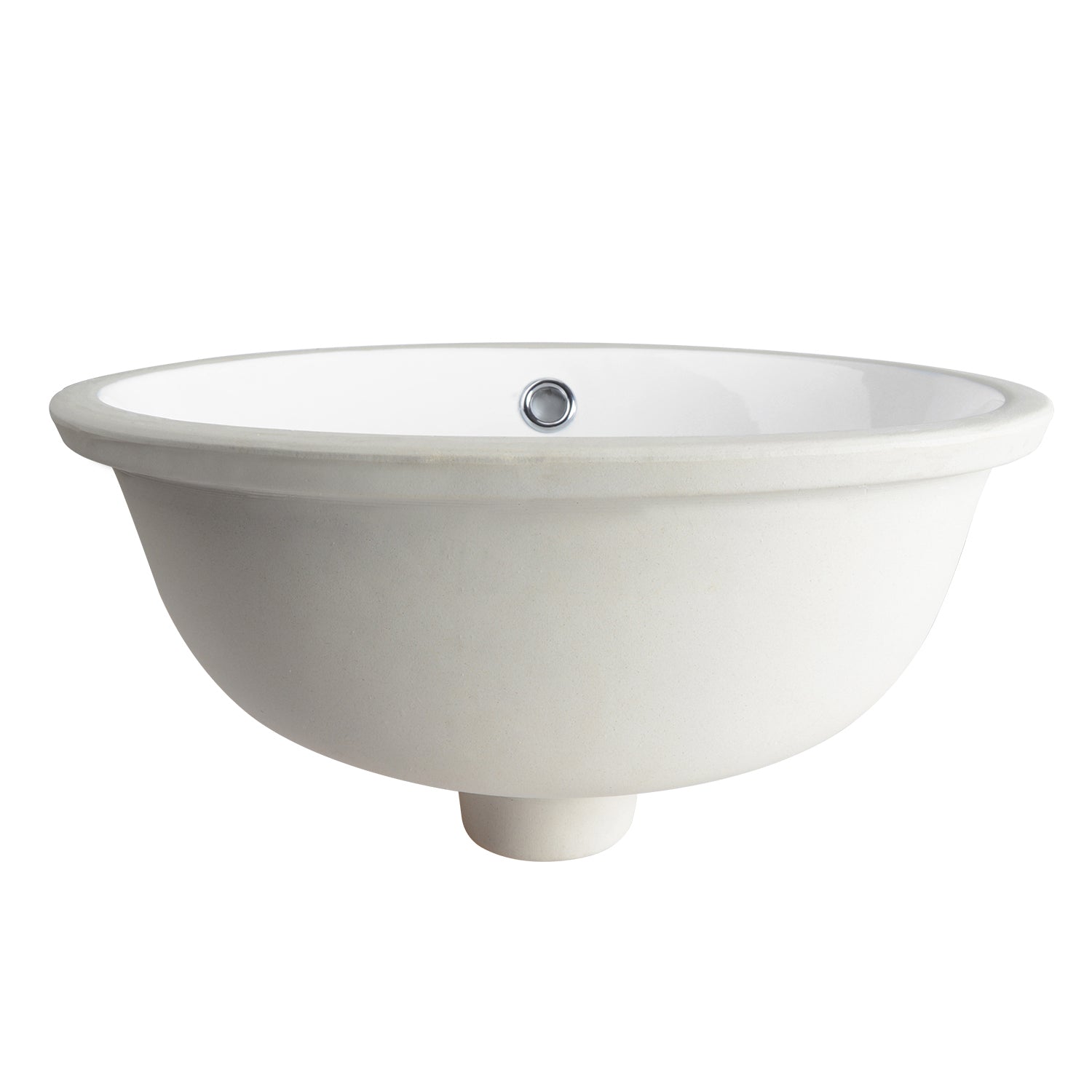 DeerValley Bath DeerValley DV-1U301 Liberty 16 1/2" X 13 3/8" Oval Vitreous China Undermount Bathroom Sink With Overflow Hole Undermount Sinks