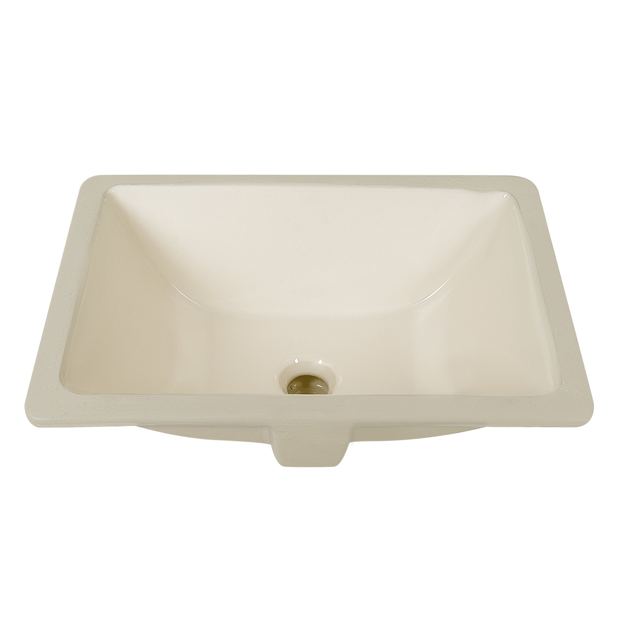URSA 18" X 13" Rectangular Undermount Bathroom Sink, Overflow Hole With Multiple Colors