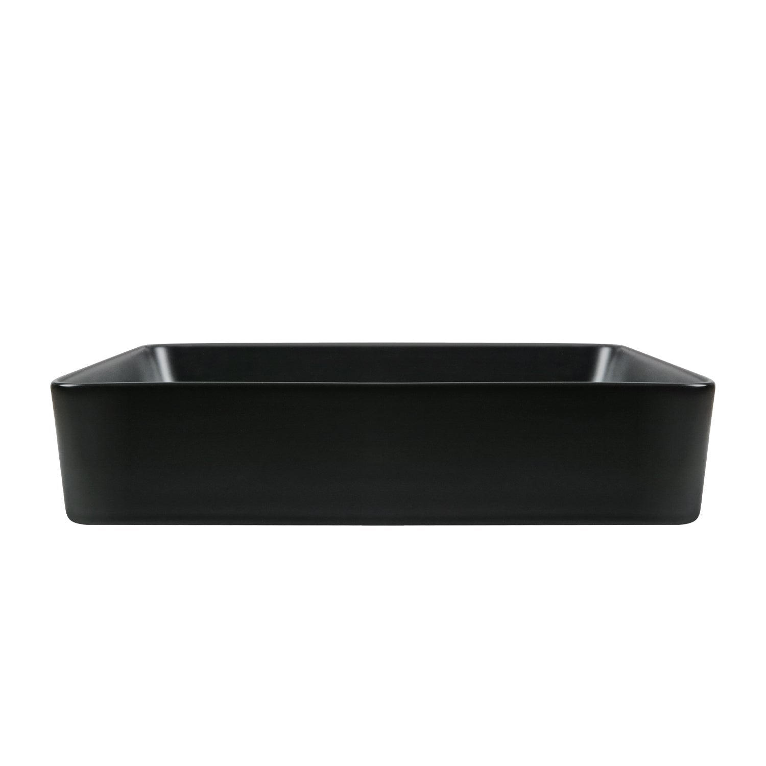 ALLY 15.75" Rectangular Vessel Bathroom Sink, Without Overflow With Multiple Colors