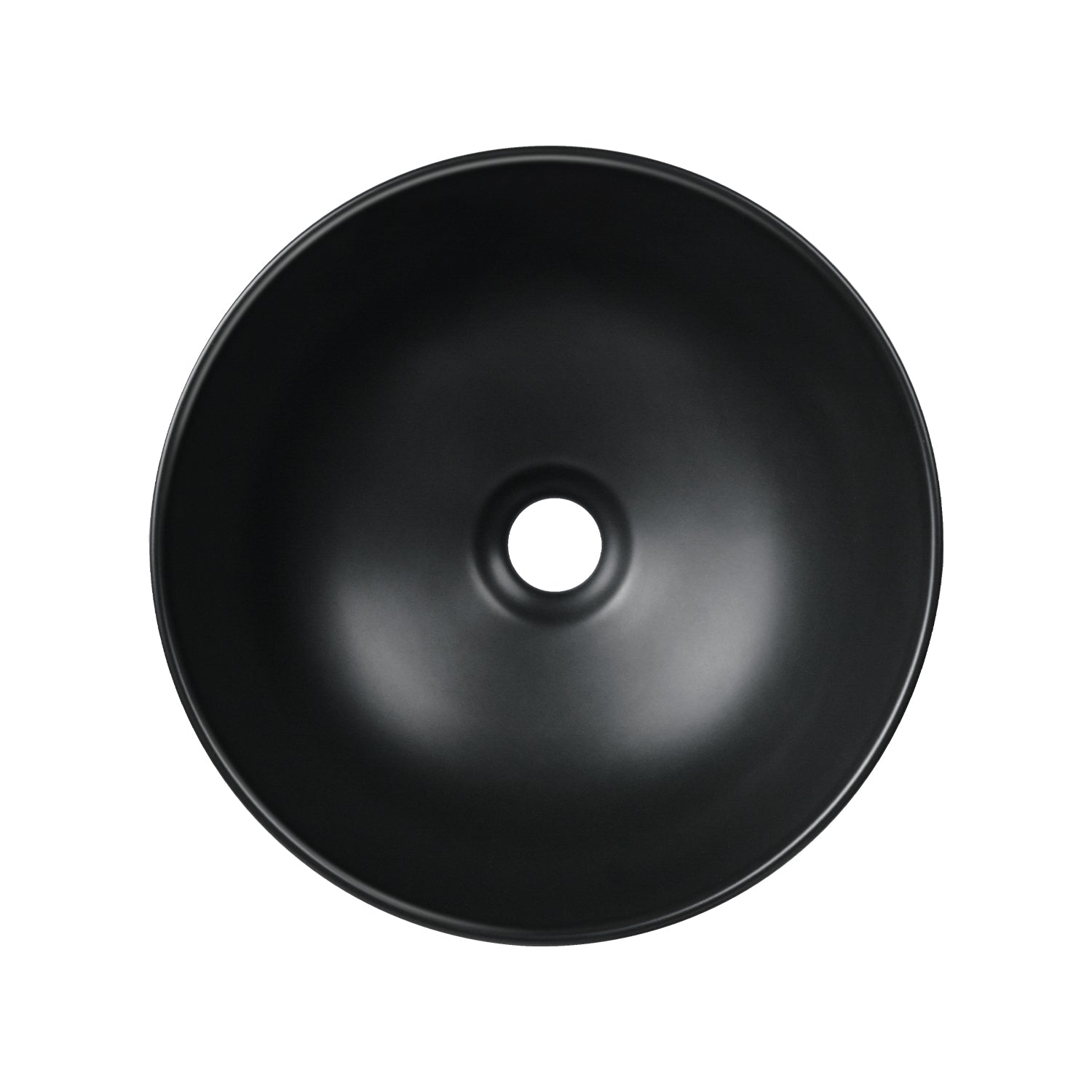 SYMMETRY 12.80" Round Vessel Bathroom Sink, Without Overflow With Multiple Colors