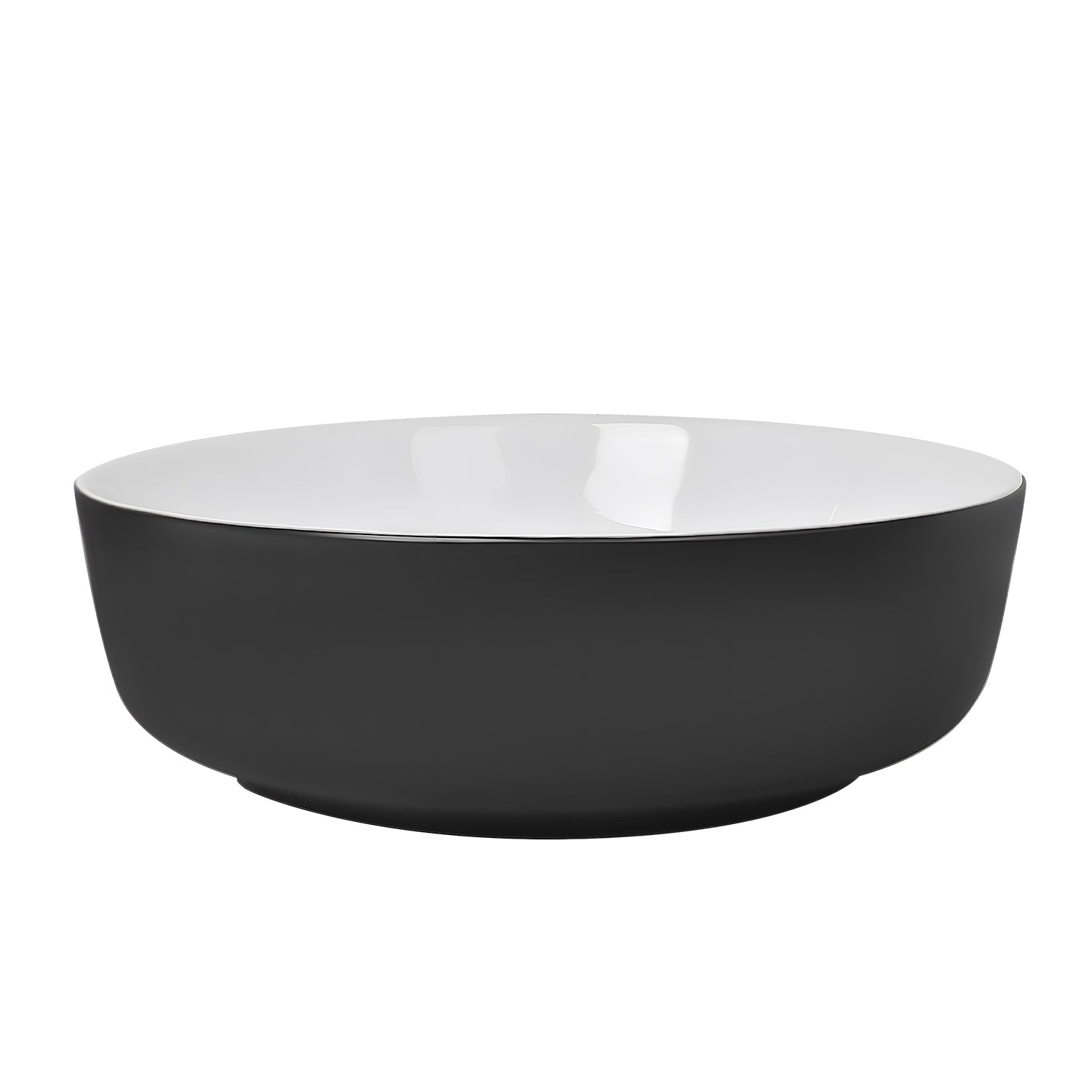 SYMMETRY 16" Round Vessel Bathroom Sink, Without Overflow With Multiple Colors