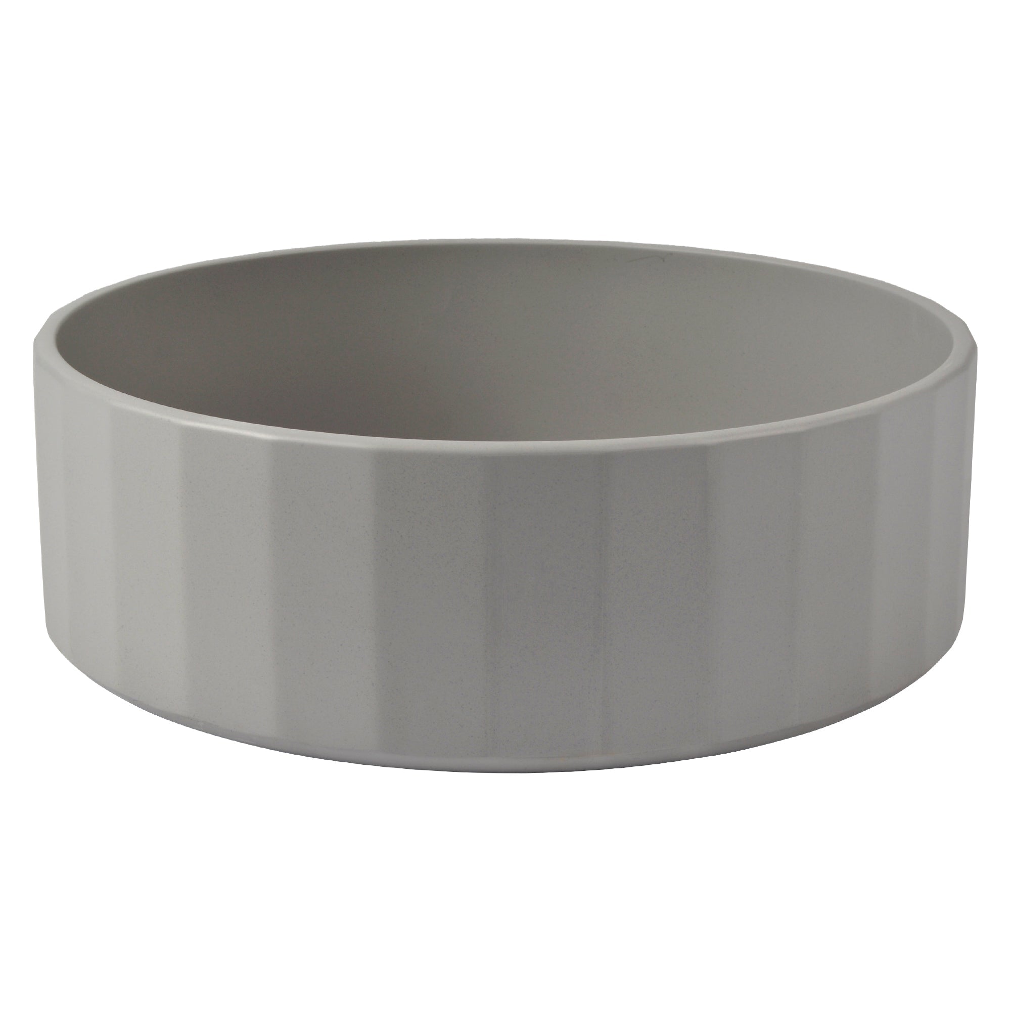 17" x 6" Round Vessel Bathroom Sink, Concrete