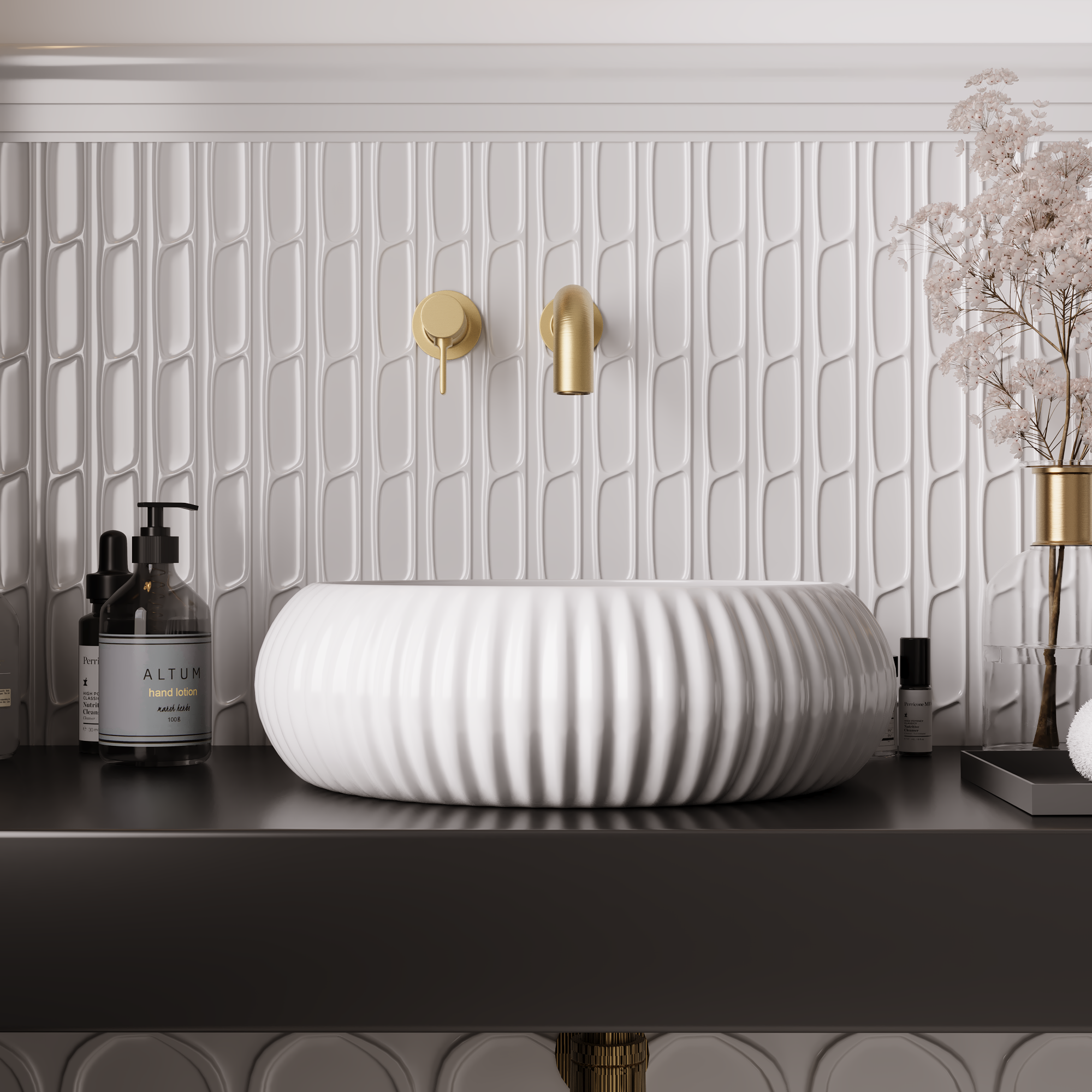 15.7"x 5.1" Round Vessel Sink, Easy to Clean