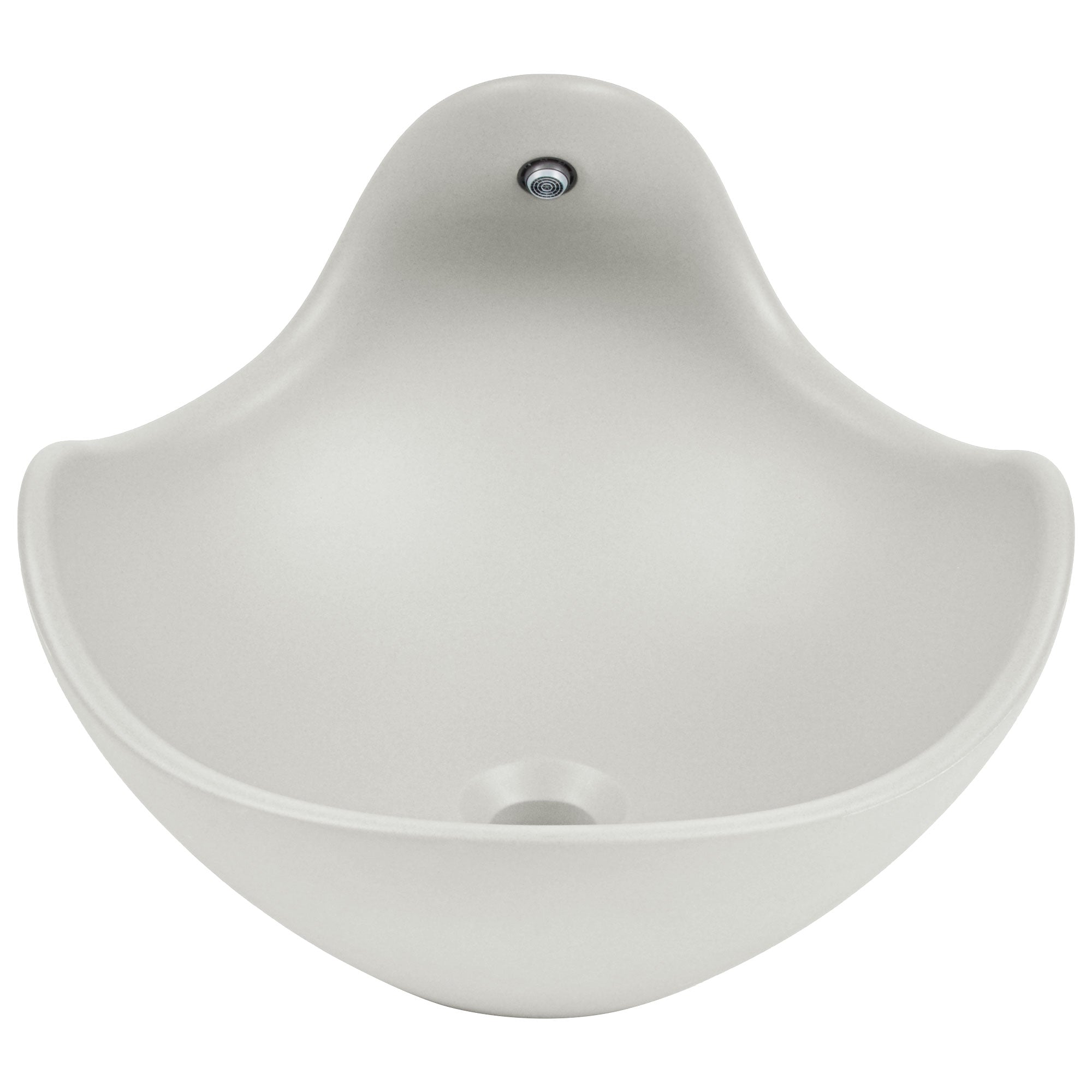 Wave Vessel Bathroom Sink With Multiple Colors, Concrete