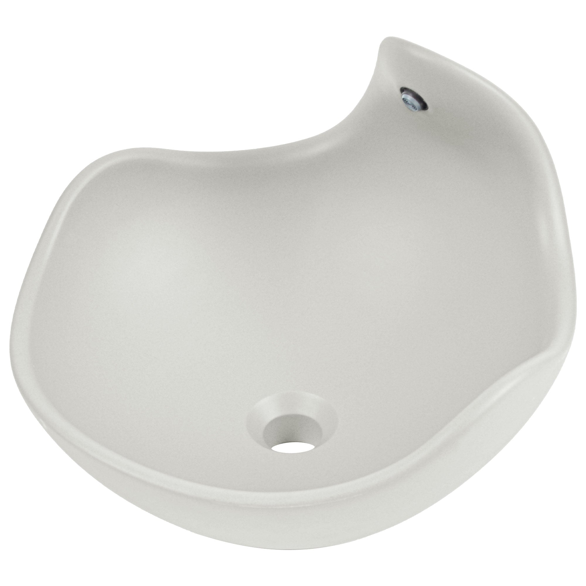 Wave Vessel Bathroom Sink With Multiple Colors, Concrete